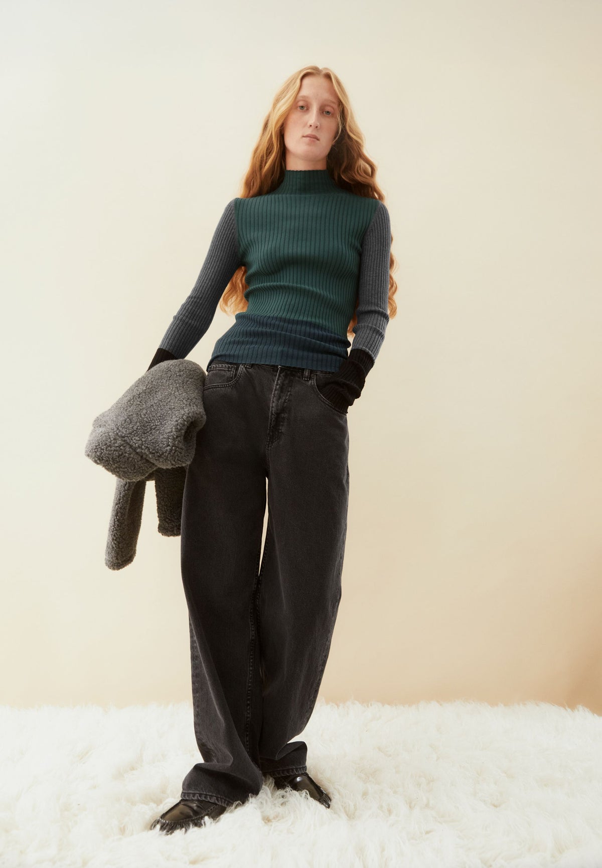 Oberteil ALAANIA PATCH KNIT SWEATER