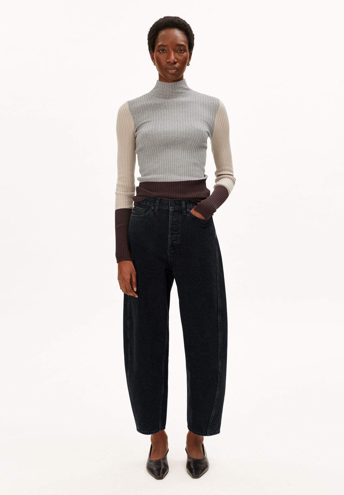 Oberteil ALAANIA PATCH KNIT SWEATER