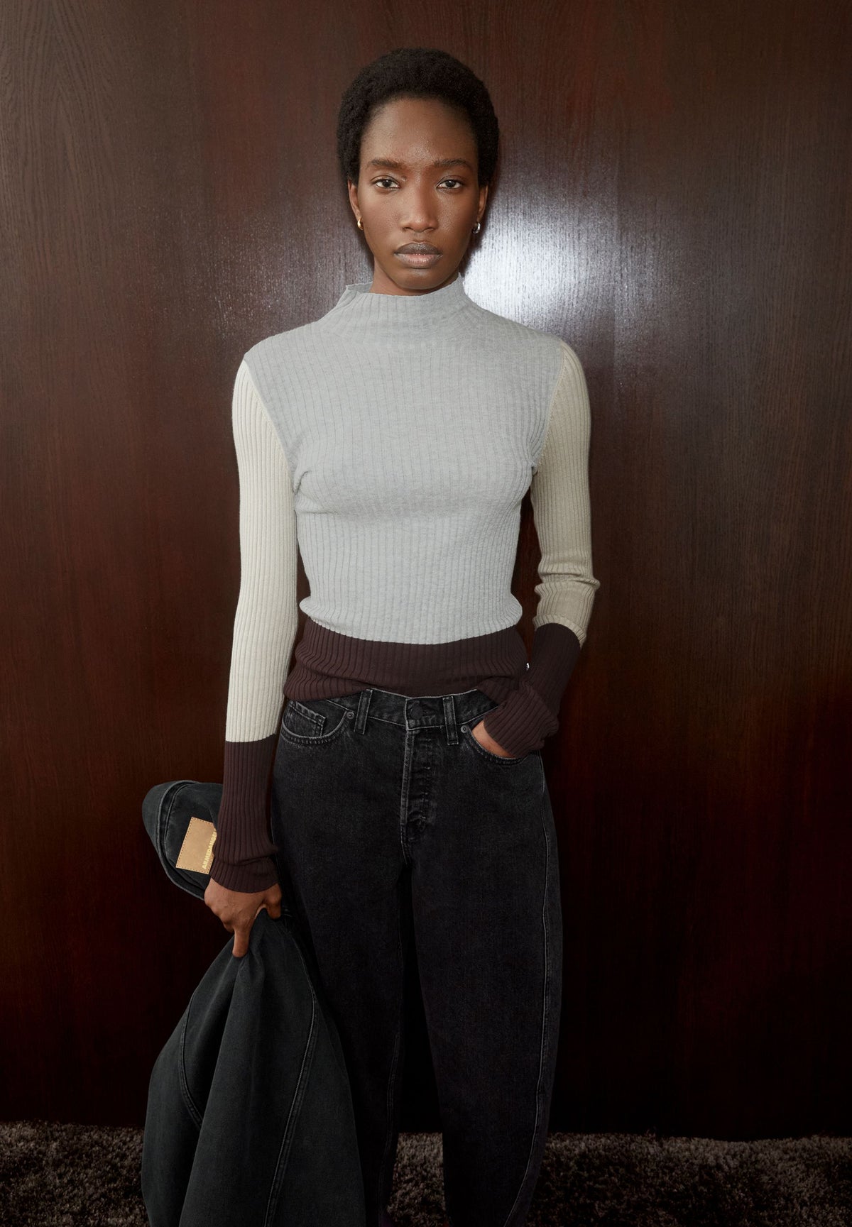 Oberteil ALAANIA PATCH KNIT SWEATER