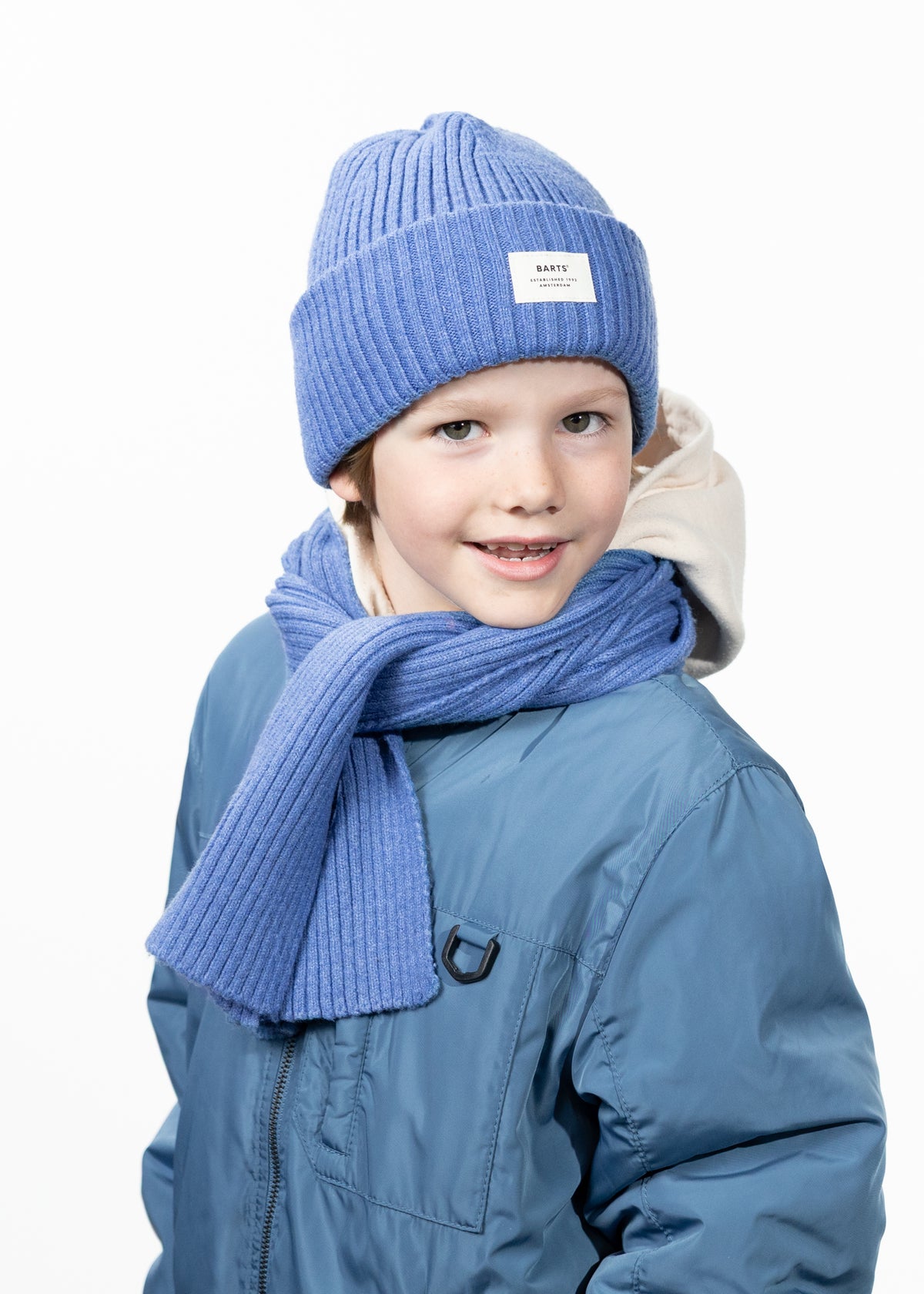 Haube/Schal/Handschuh Basalth Beanie 53-55