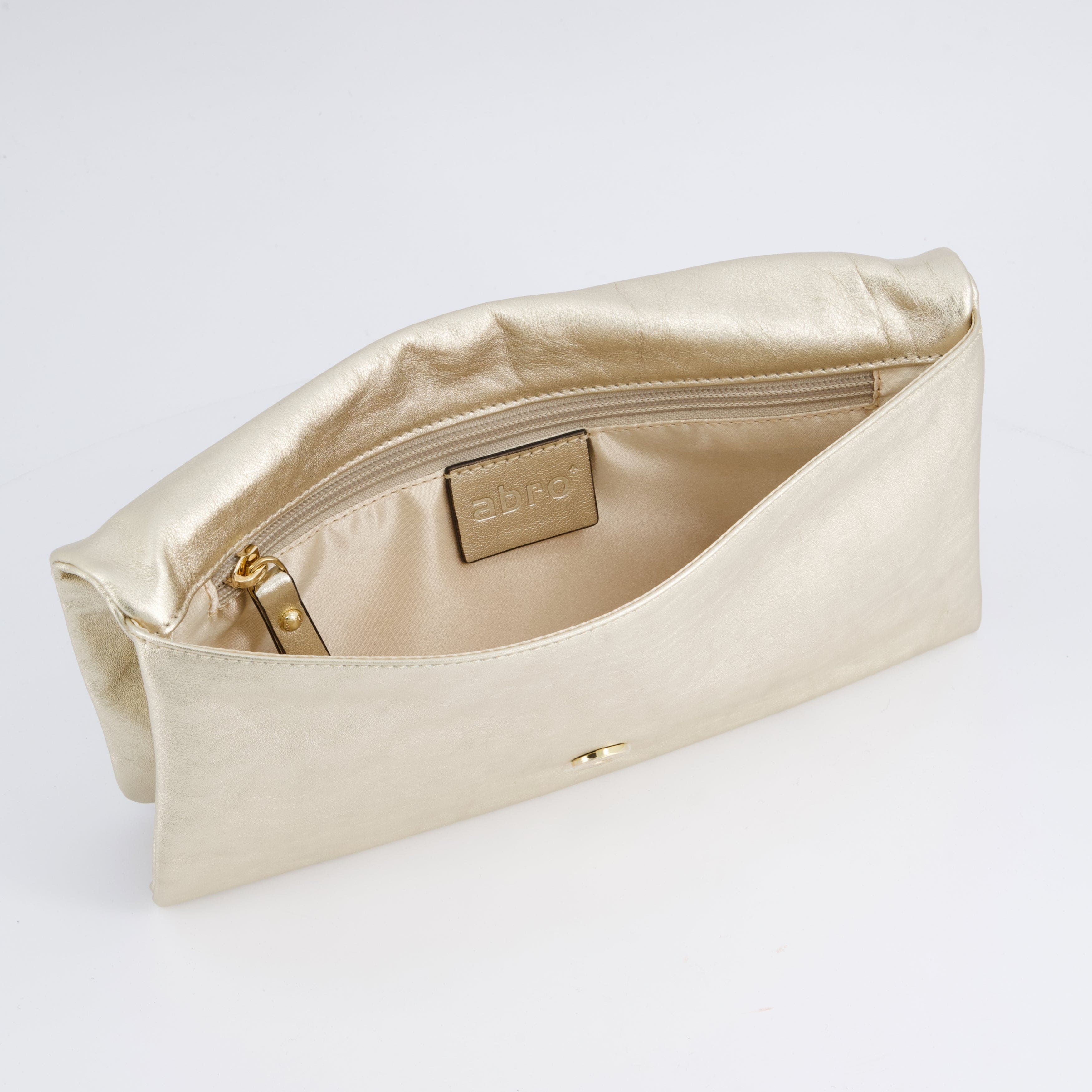 ABRO ADAM Damenschuhe - Tasche, Stk Tasche Clutch Leder Mimosa
