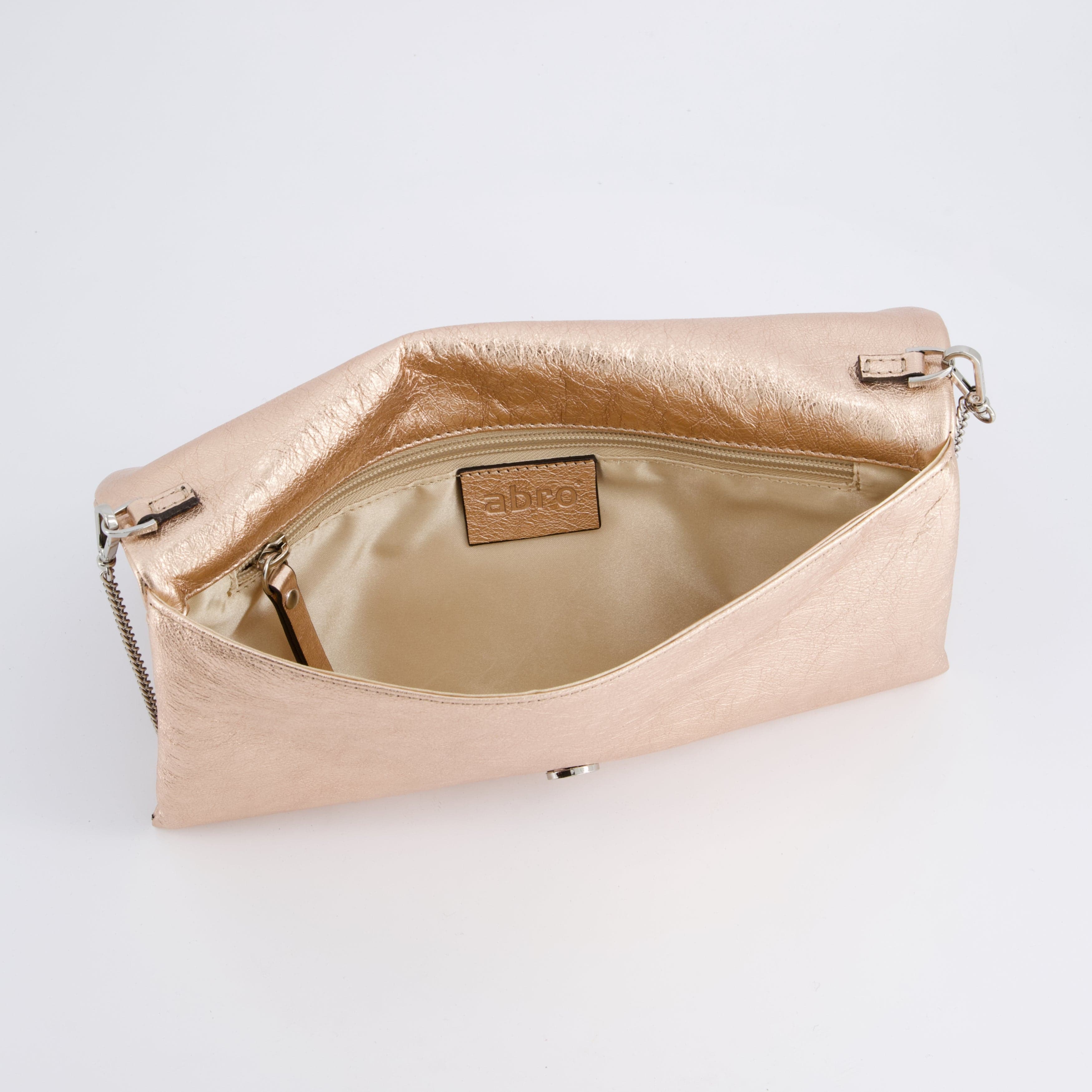 ABRO ADAM Damenschuhe - Tasche, Stk Tasche Clutch Leder Mimosa