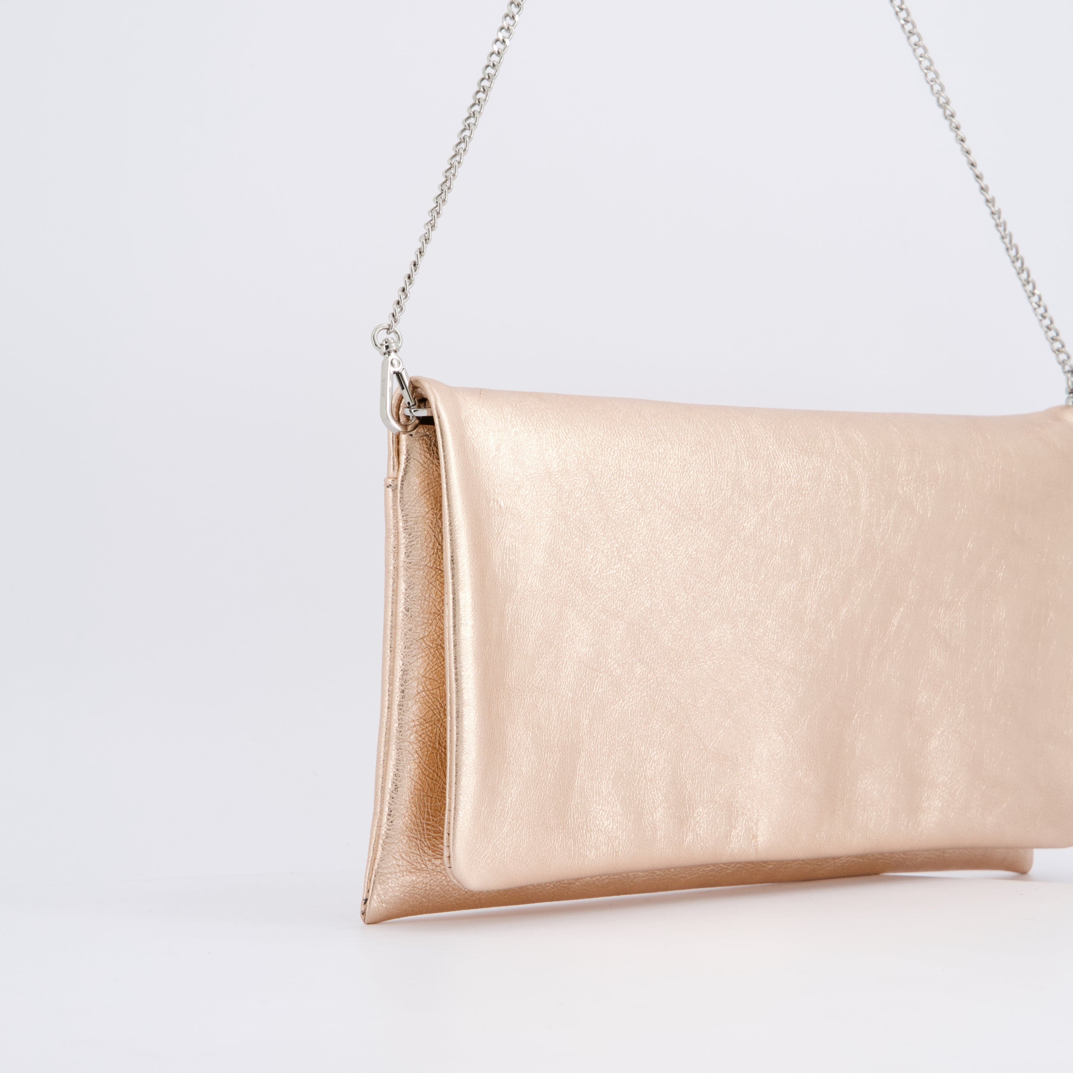 ABRO ADAM Damenschuhe - Tasche, Stk Tasche Clutch Leder Mimosa