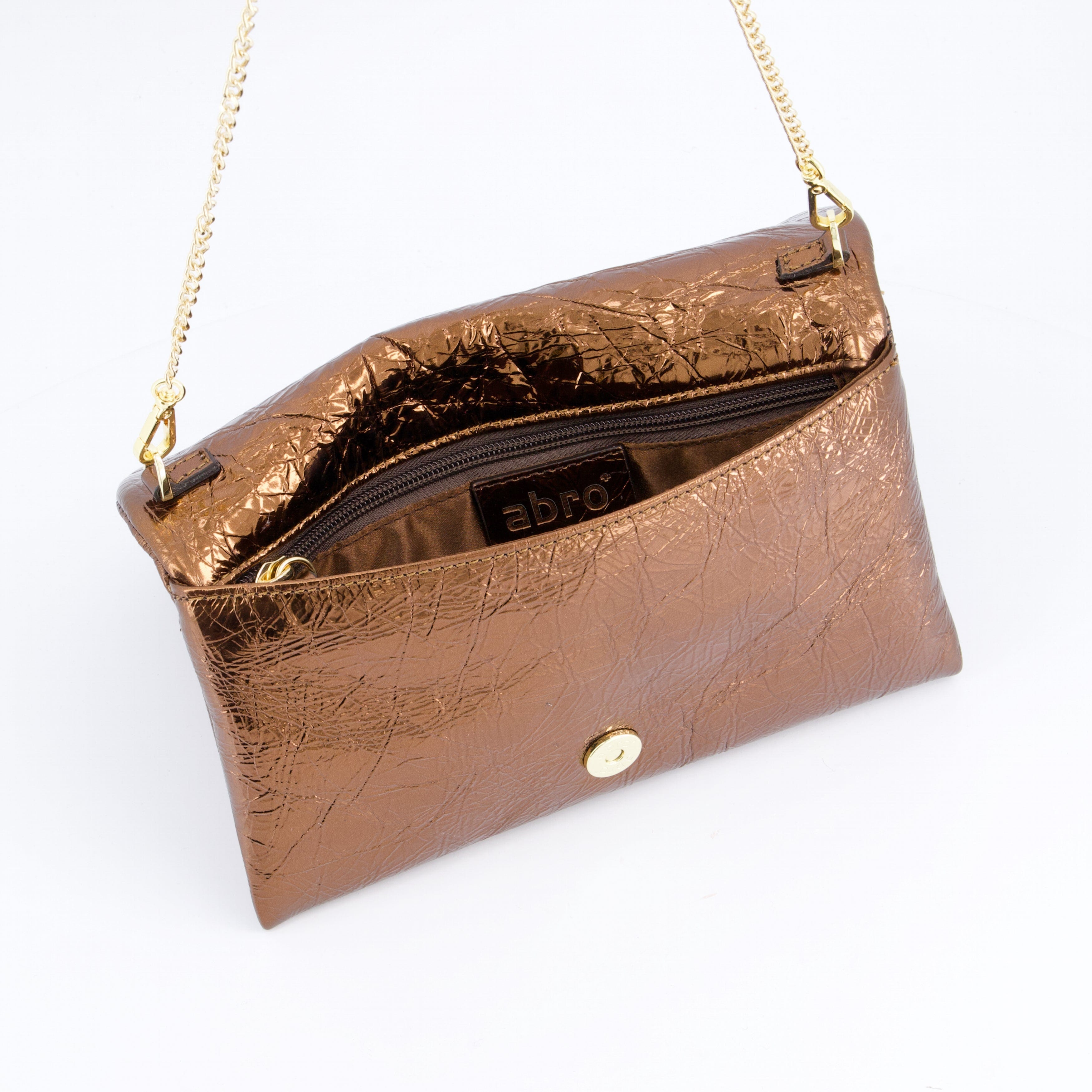 ABRO ADAM Damenschuhe - Tasche, Stk Tasche Clutch Leder Quantiko