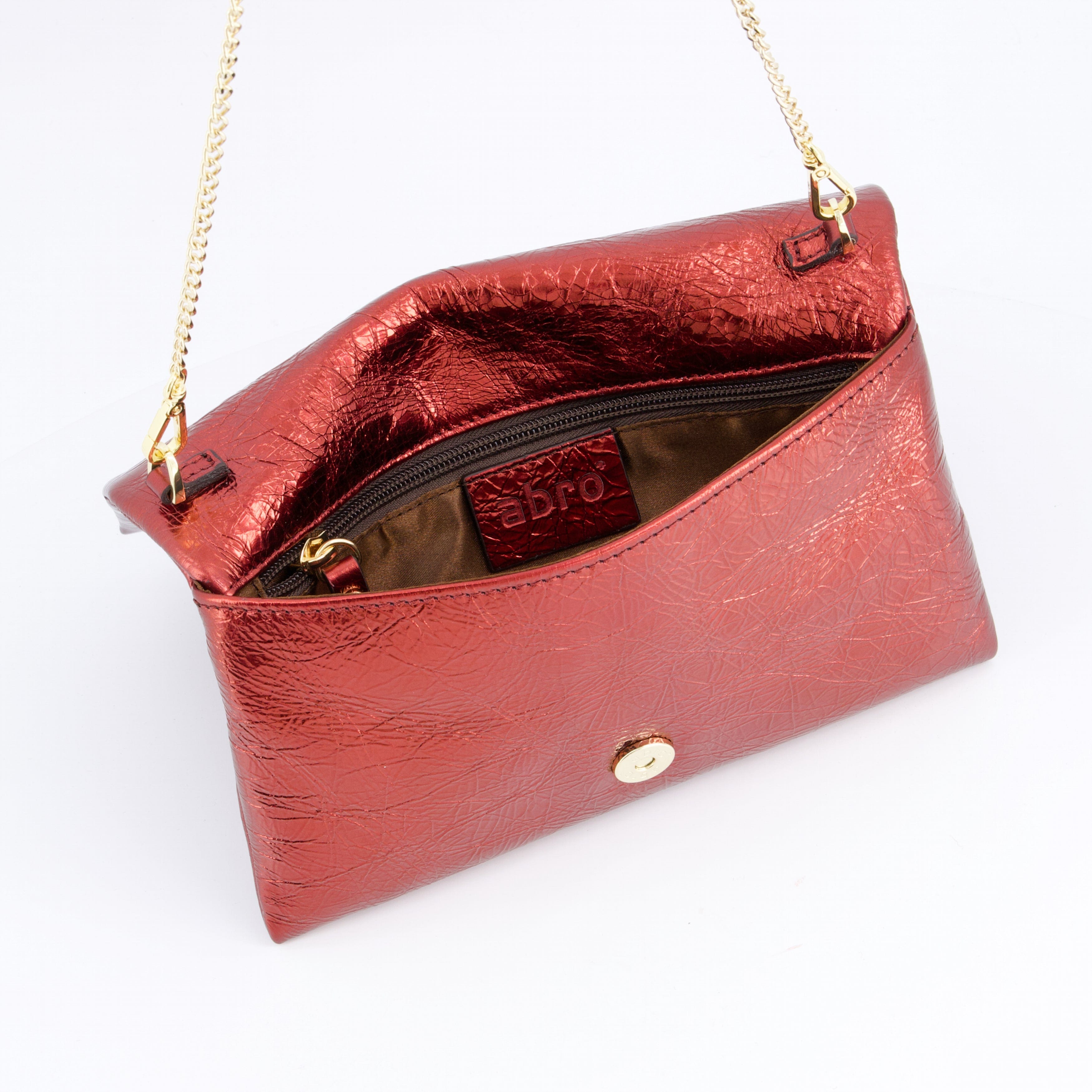 ABRO ADAM Damenschuhe - Tasche, Stk Tasche Clutch Leder Quantiko