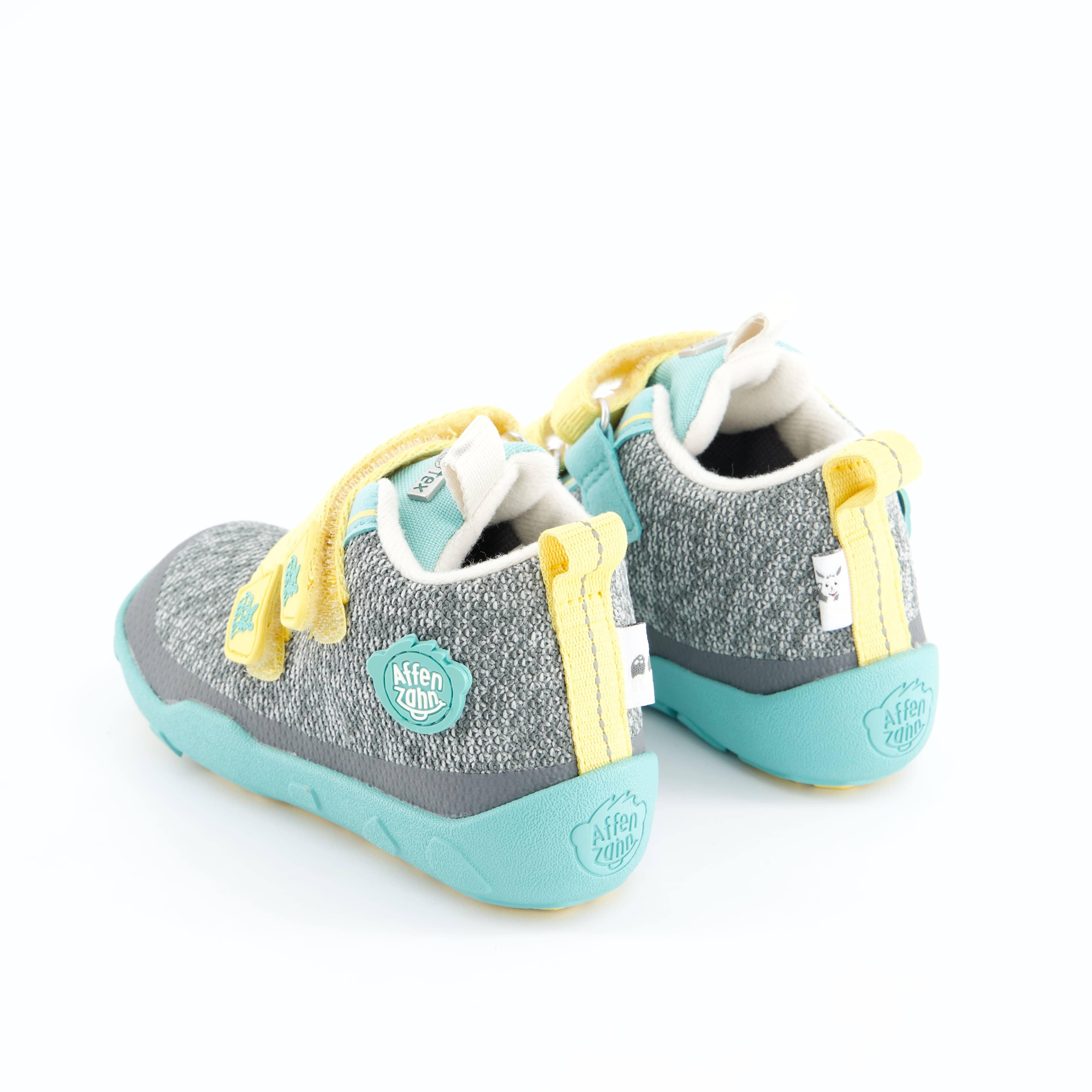 Affenzahn Burschenschuhe - Halbschuh Halbschuh Knit Happy Nashorn