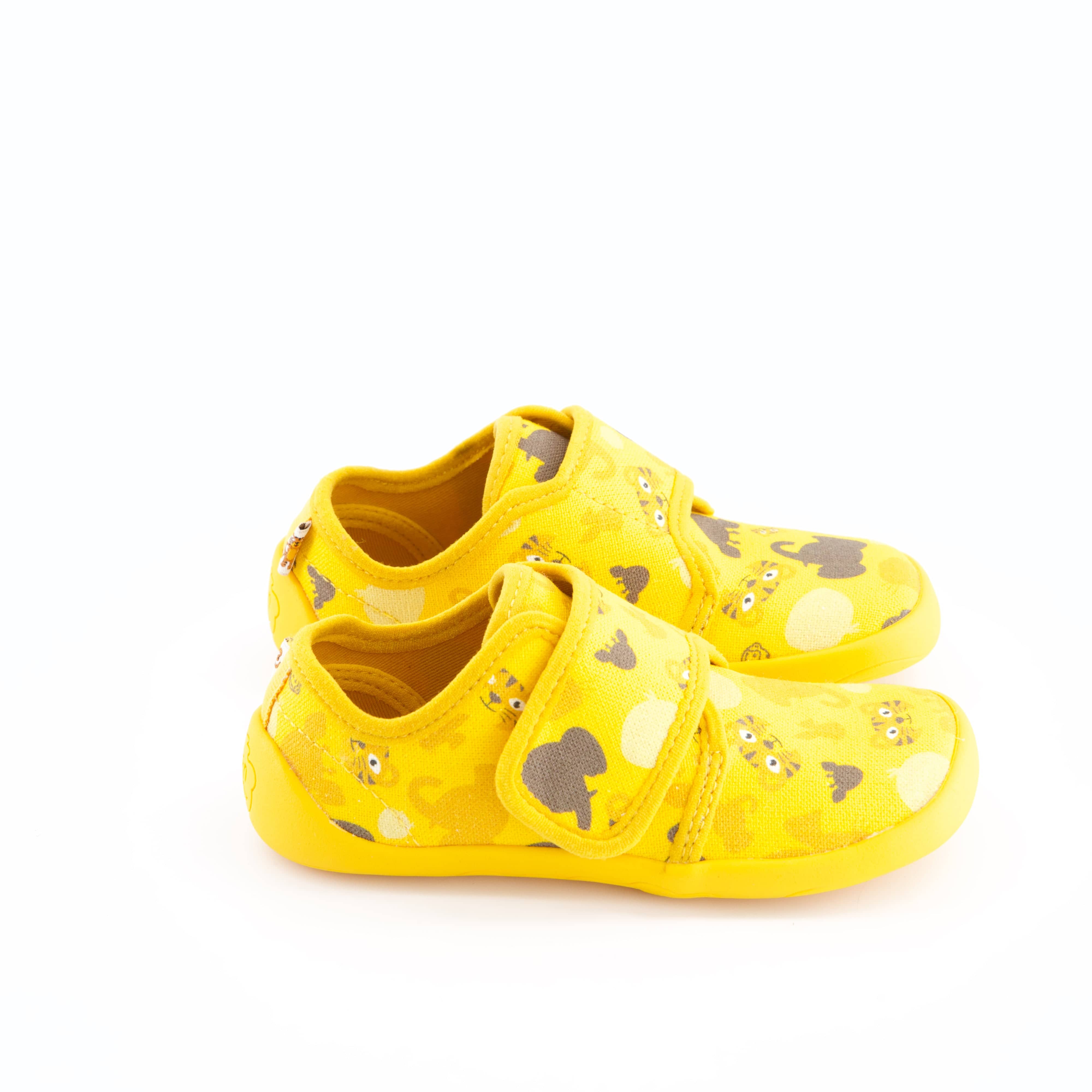 Affenzahn Burschenschuhe - Hausschuh Hausschuh Baumwolle Molly Tiger