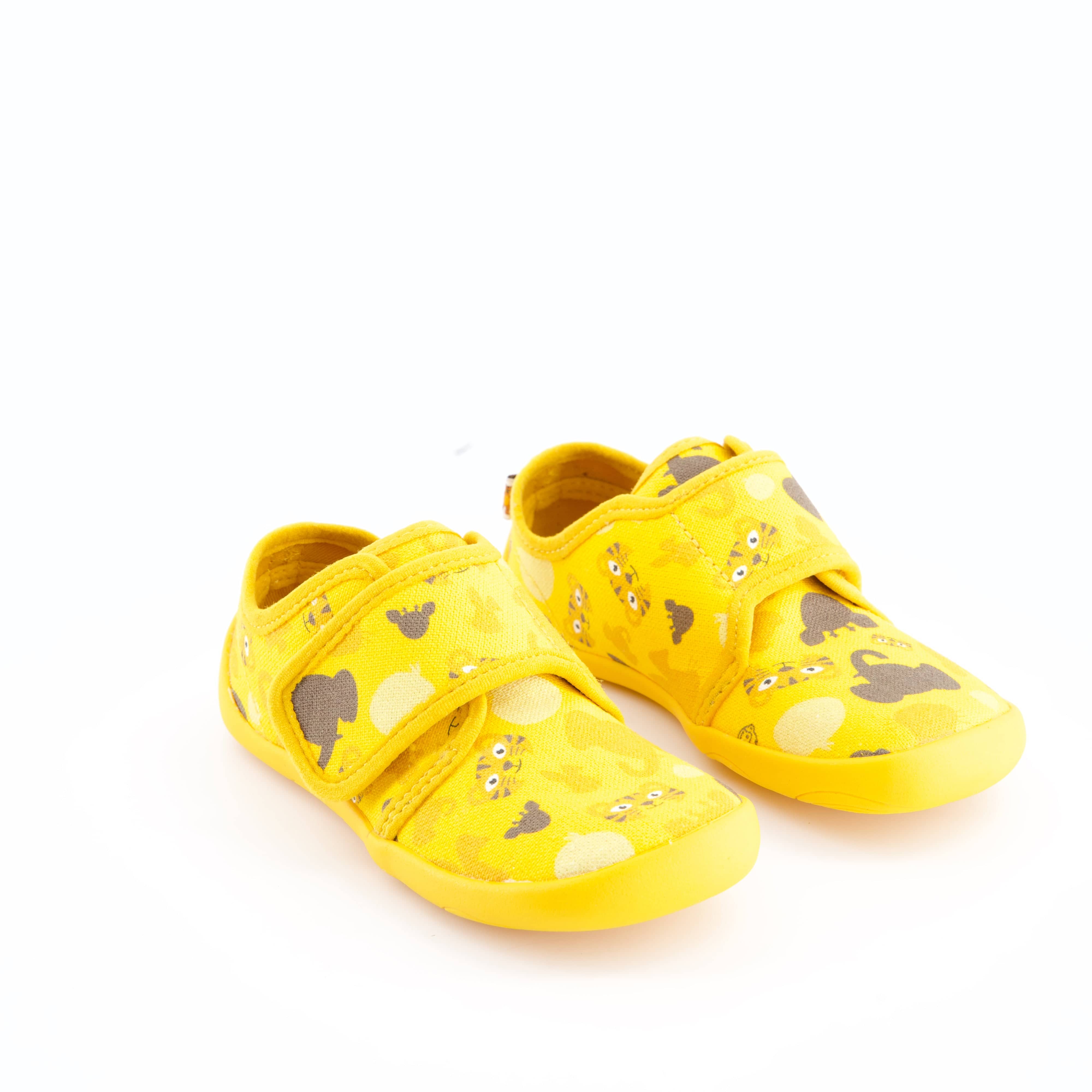Affenzahn Burschenschuhe - Hausschuh Hausschuh Baumwolle Molly Tiger
