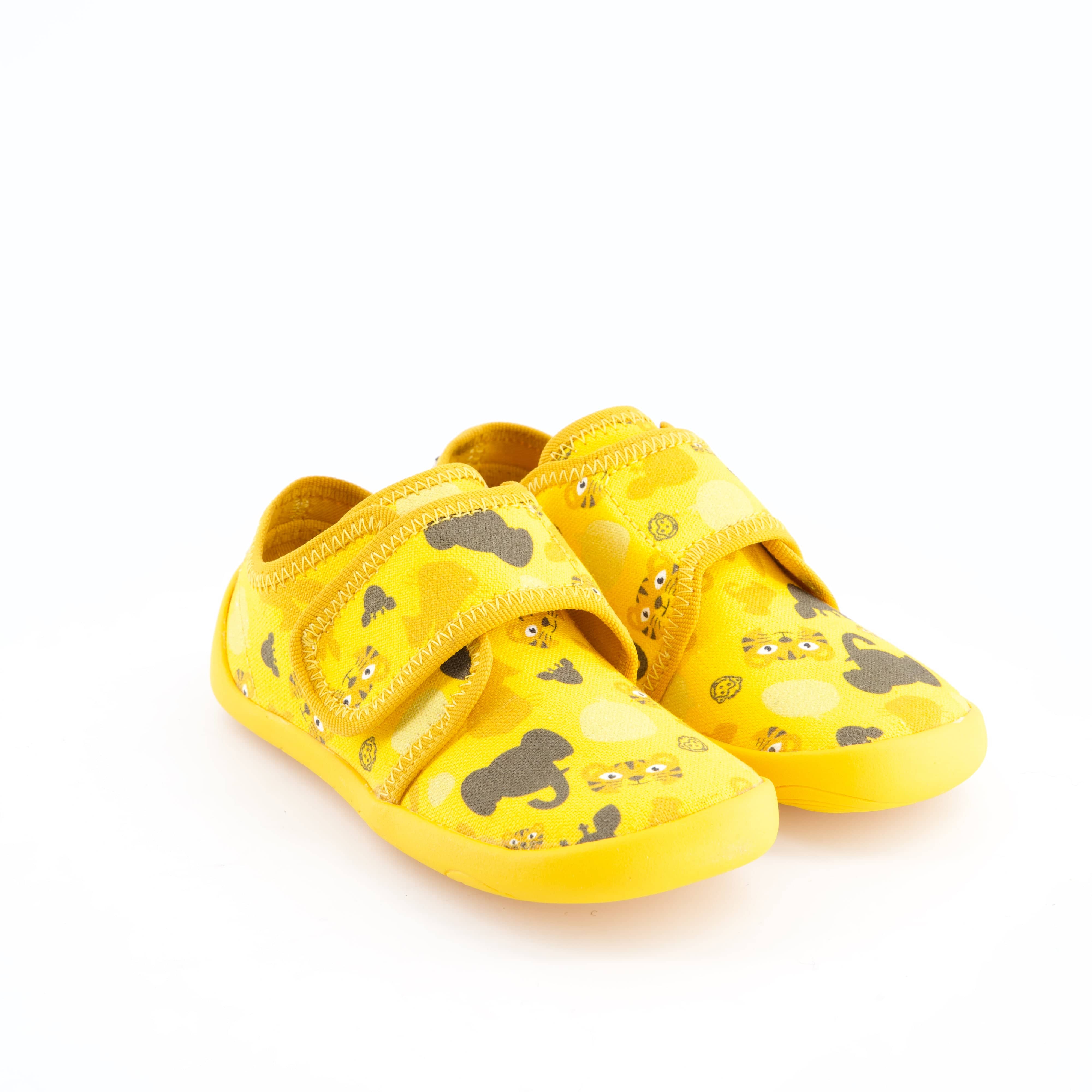 Affenzahn Burschenschuhe - Hausschuh Hausschuh Baumwolle Molly Tiger