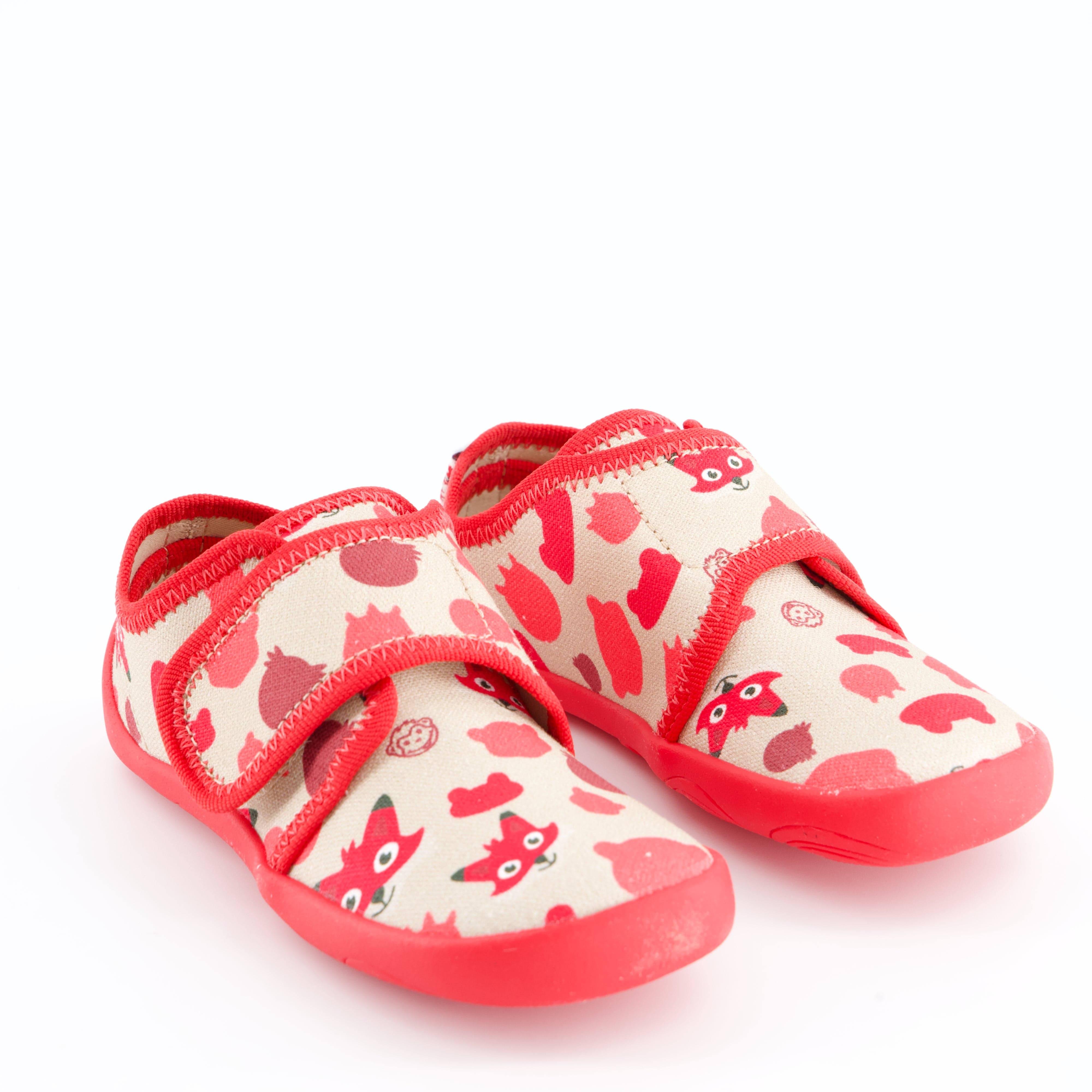 Affenzahn Burschenschuhe - Hausschuh Hausschuh Hausschuh Baumwolle Movy Fuchs