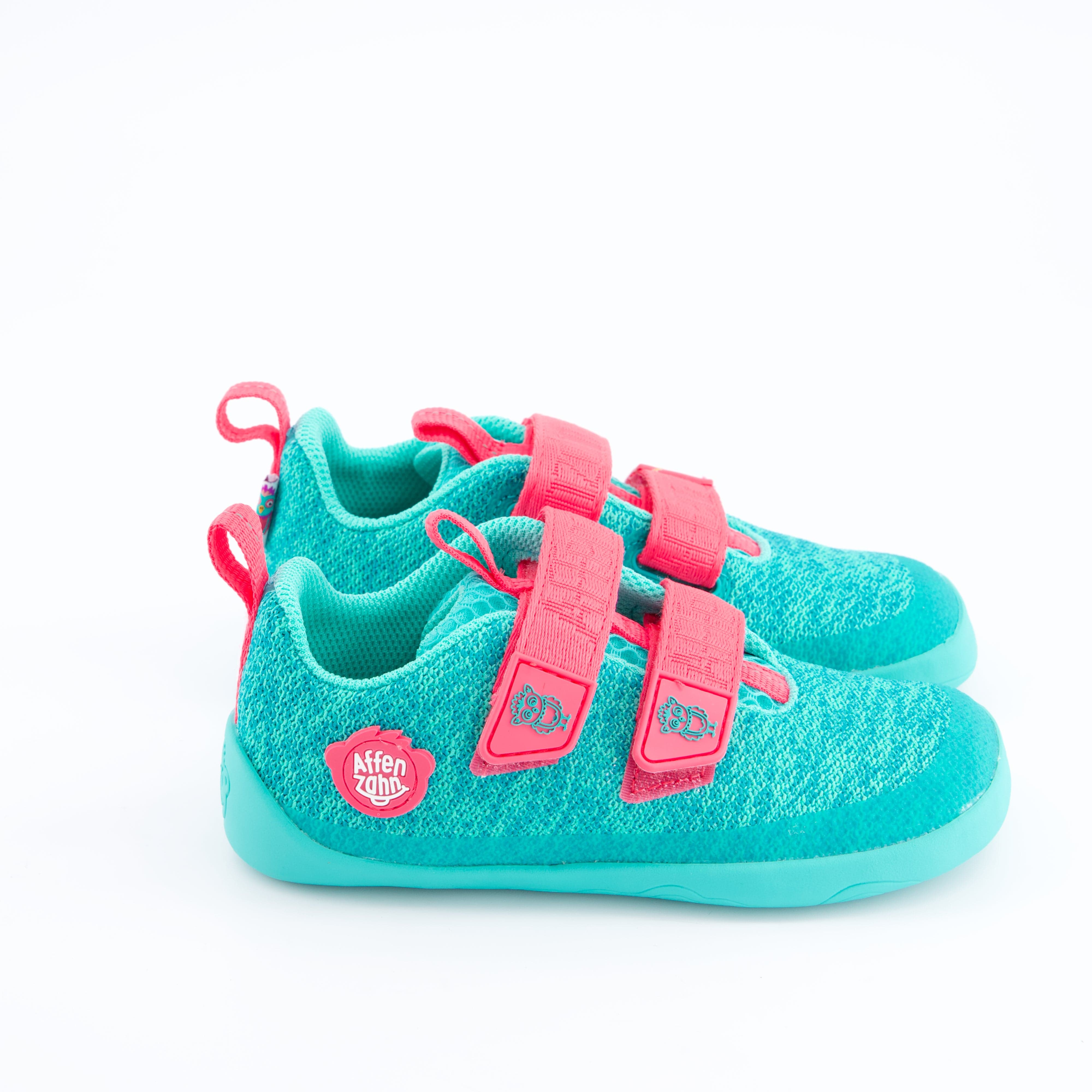 Affenzahn Mädchenschuhe - Halbschuh, Halbschuh Sneaker Knit Happy Eule