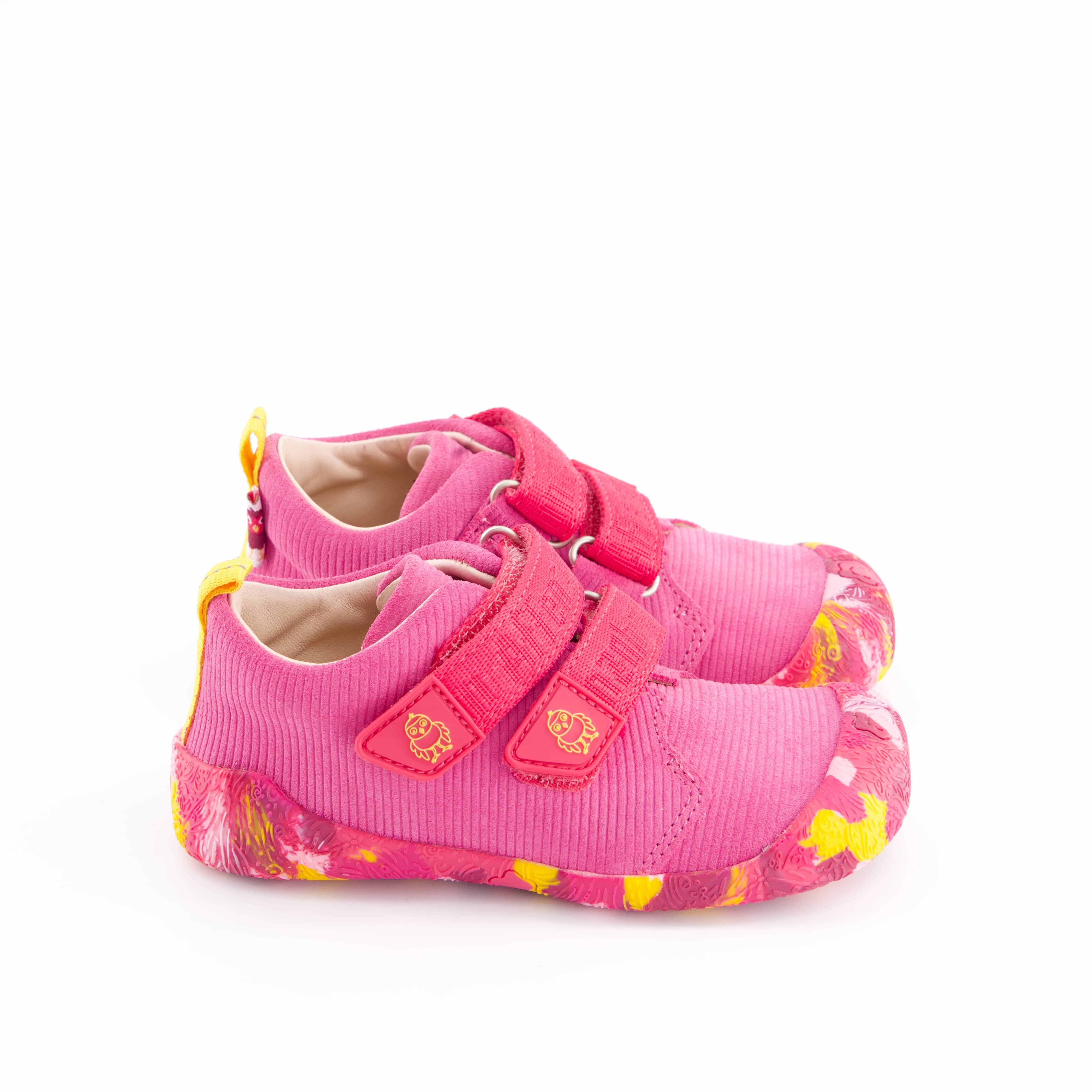 Affenzahn Mädchenschuhe - Lauflernschuh Lauflernschuh Lauflerner Leder Walky Vogel