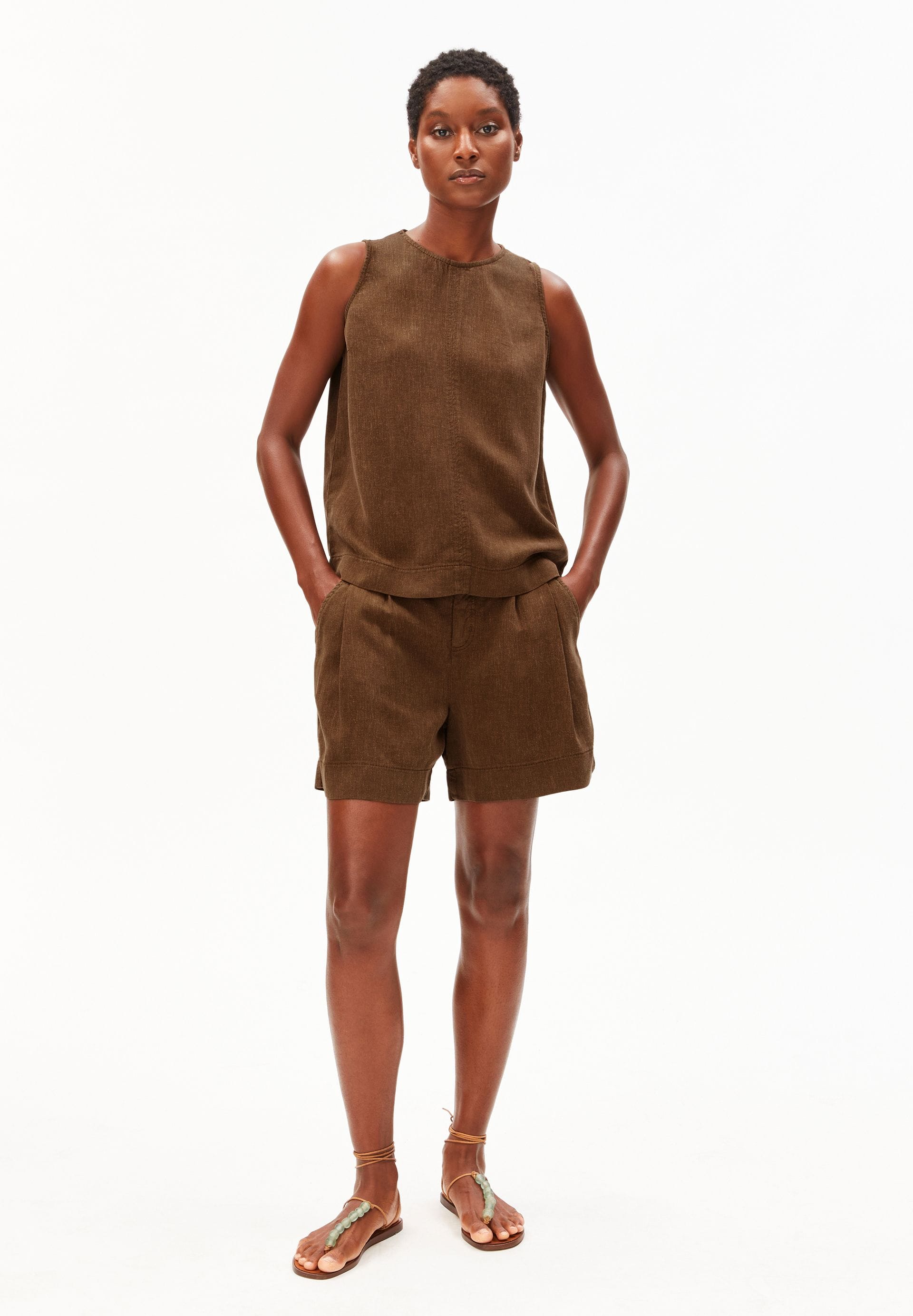 ARMEDANGELS Bekleidung Damen - Oberteil Oberteil Pinayarn Blend Gmt Dye Top