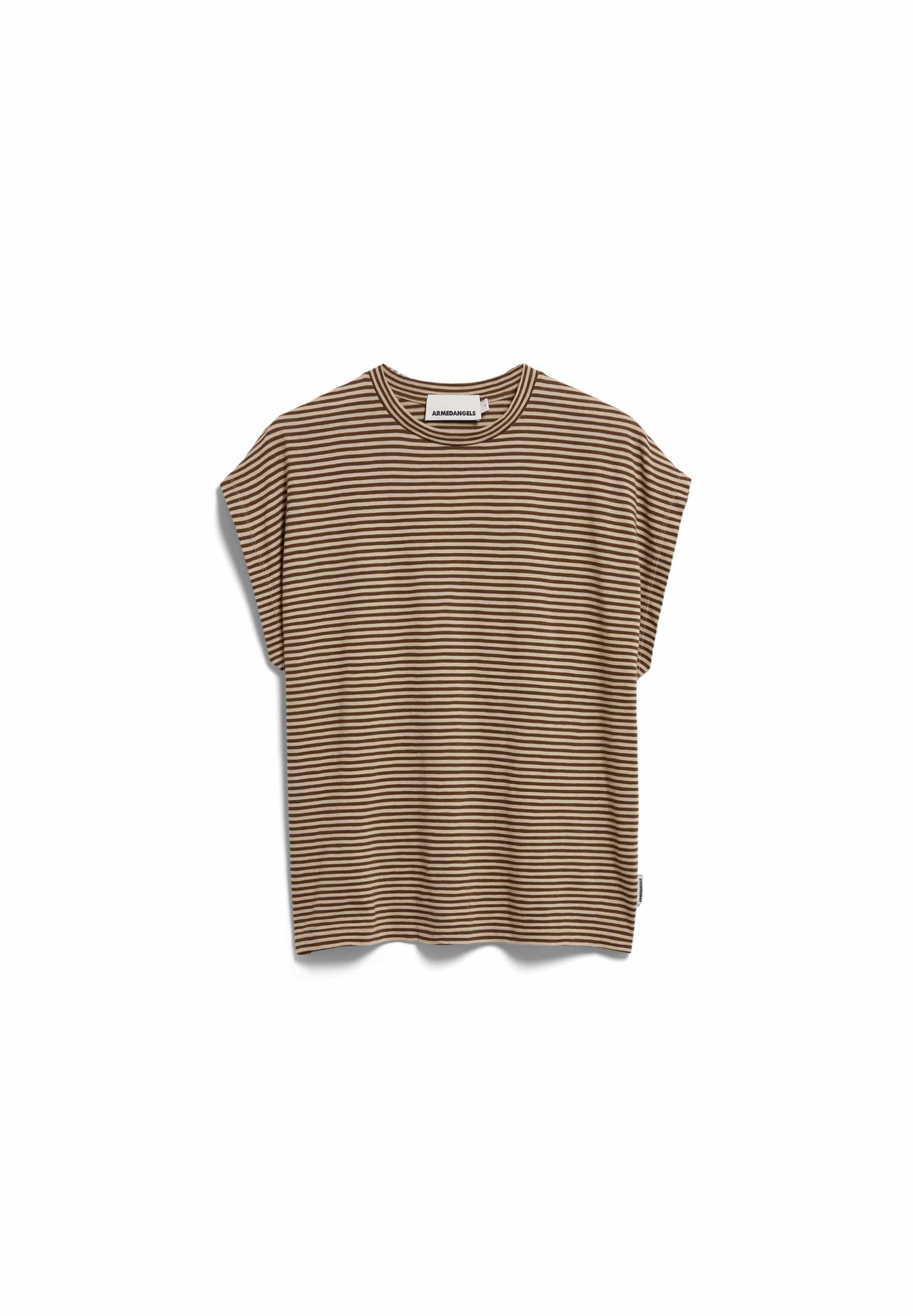ARMEDANGELS Bekleidung Damen - Oberteil Oberteil Slub Jersey Stripe T-Shirt