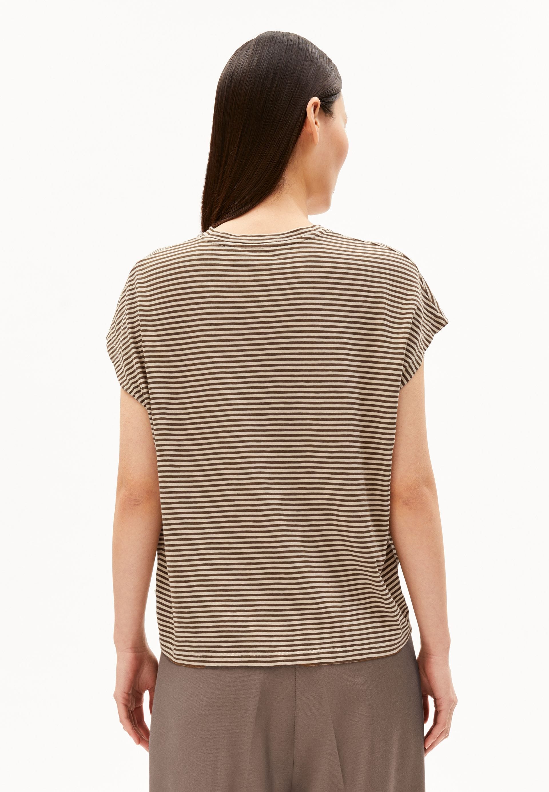 ARMEDANGELS Bekleidung Damen - Oberteil Oberteil Slub Jersey Stripe T-Shirt