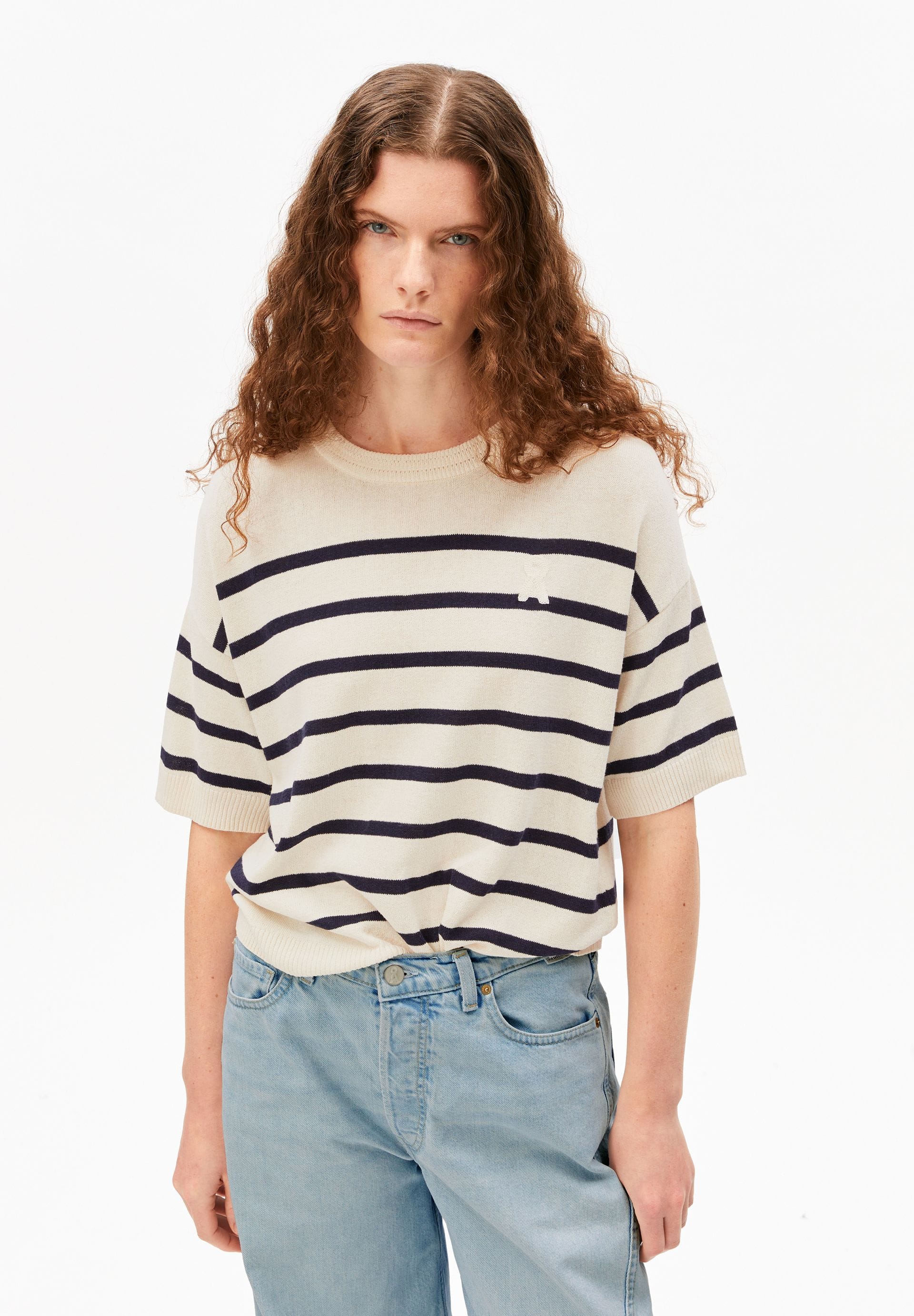 ARMEDANGELS Bekleidung Damen - Oberteil Oberteil STRIPE LINEN BLEND
