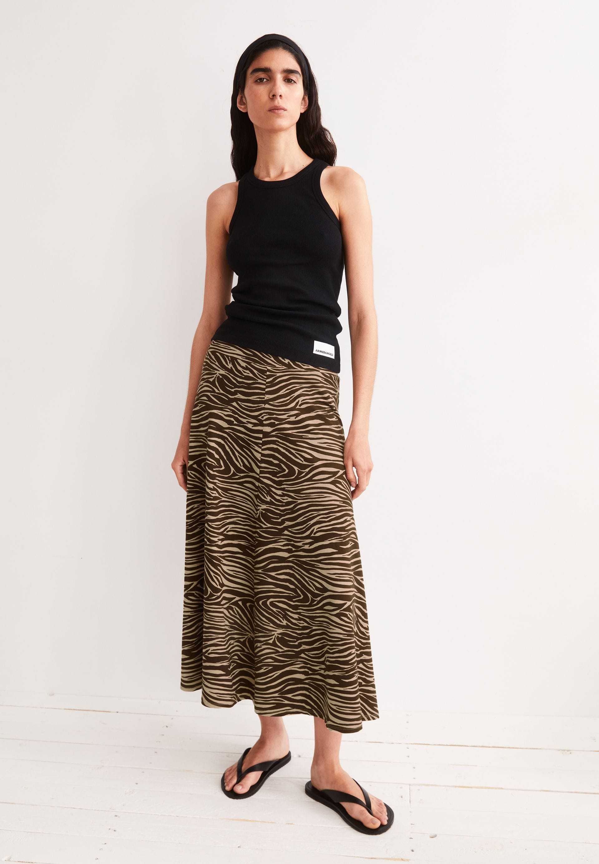 ARMEDANGELS Bekleidung Damen - Rock Rock Ileniaa Laraa Zebra print