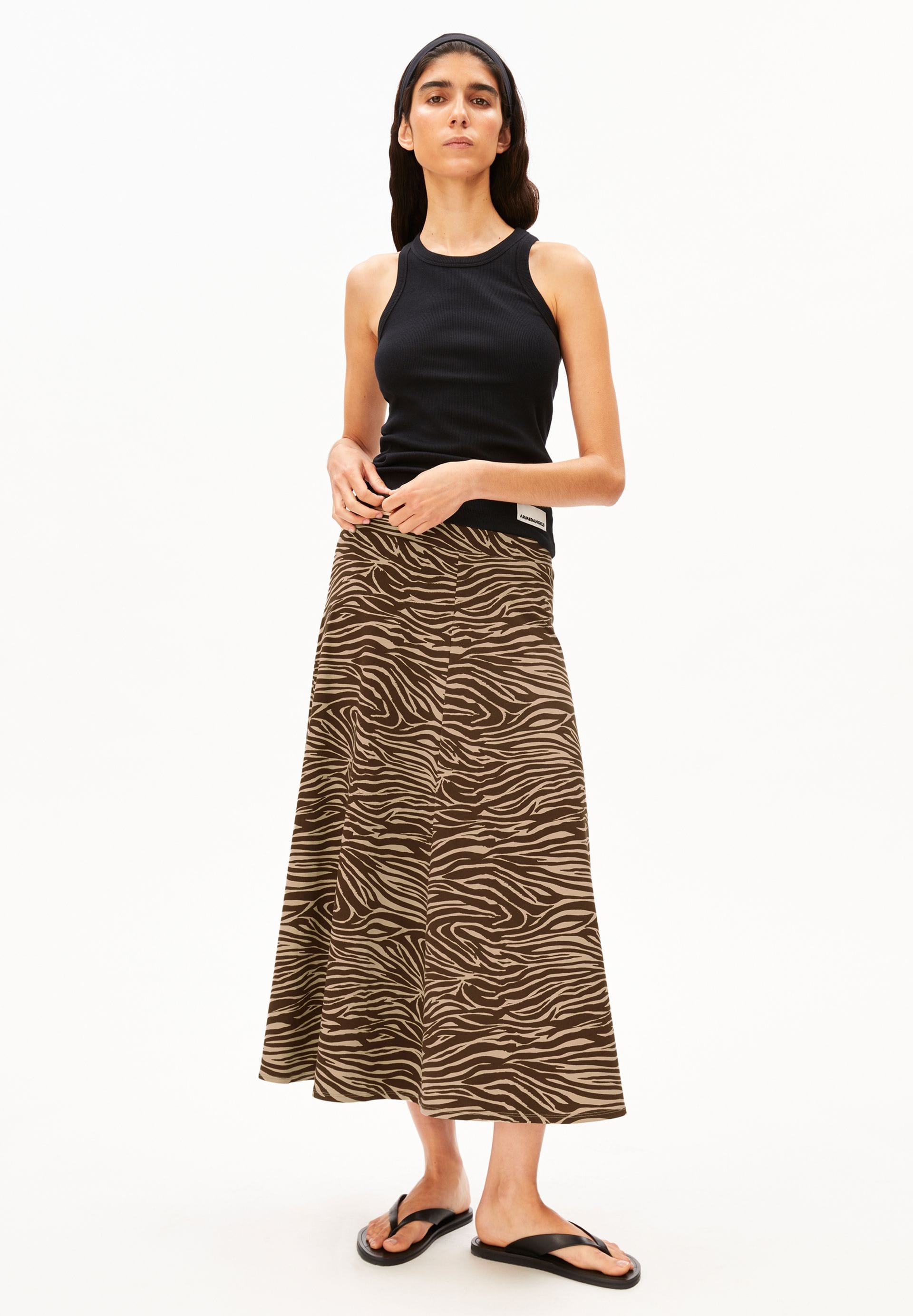 ARMEDANGELS Bekleidung Damen - Rock Rock Ileniaa Laraa Zebra print
