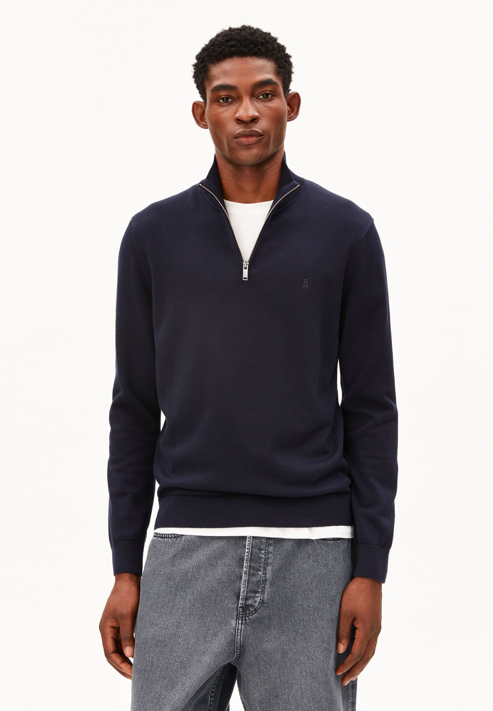 ARMEDANGELS Bekleidung Herren - Oberteil Oberteil Faabes Half Zip Knit Sweater