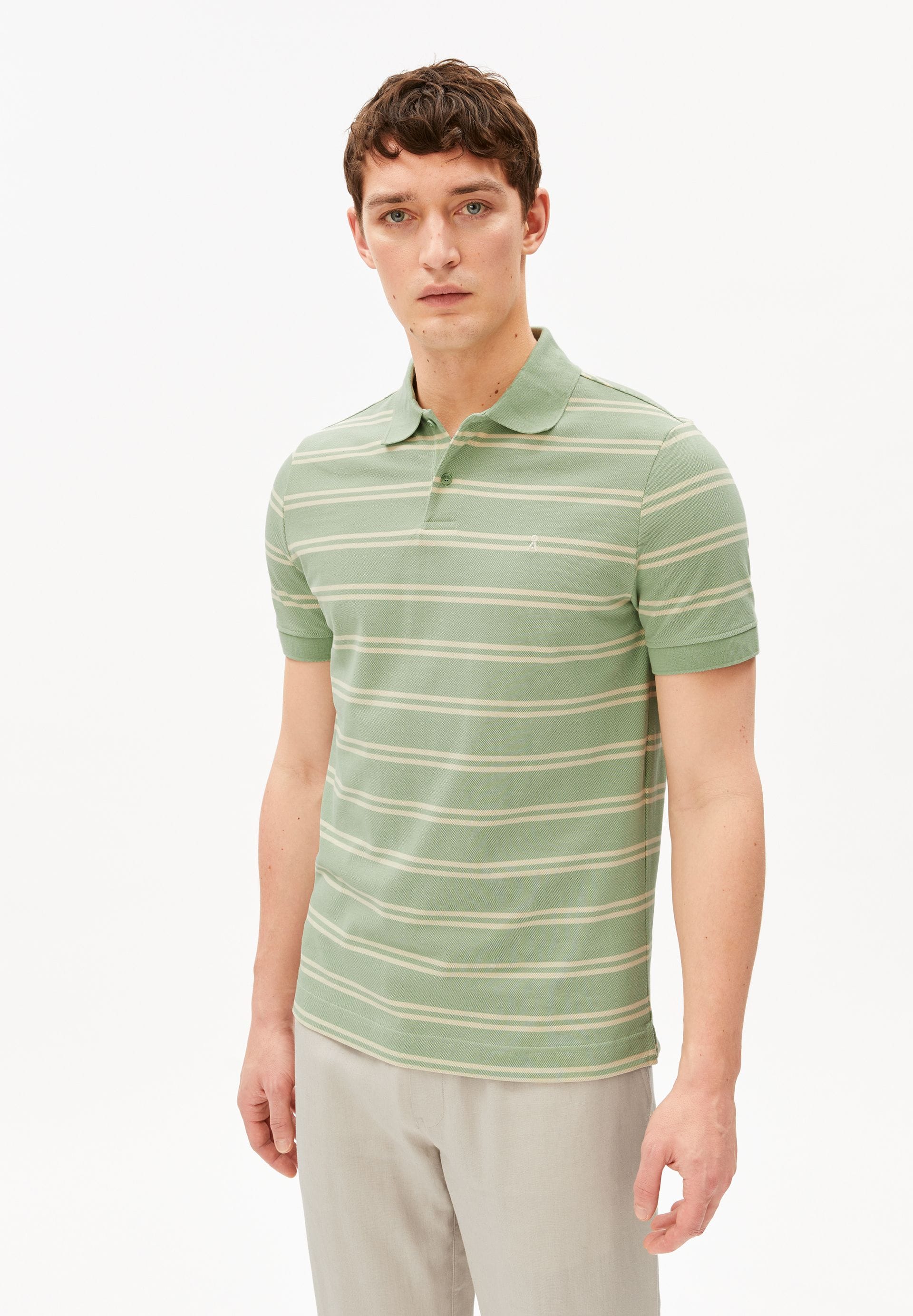 ARMEDANGELS Bekleidung Herren - Oberteil Oberteil Striped Polo Shirt