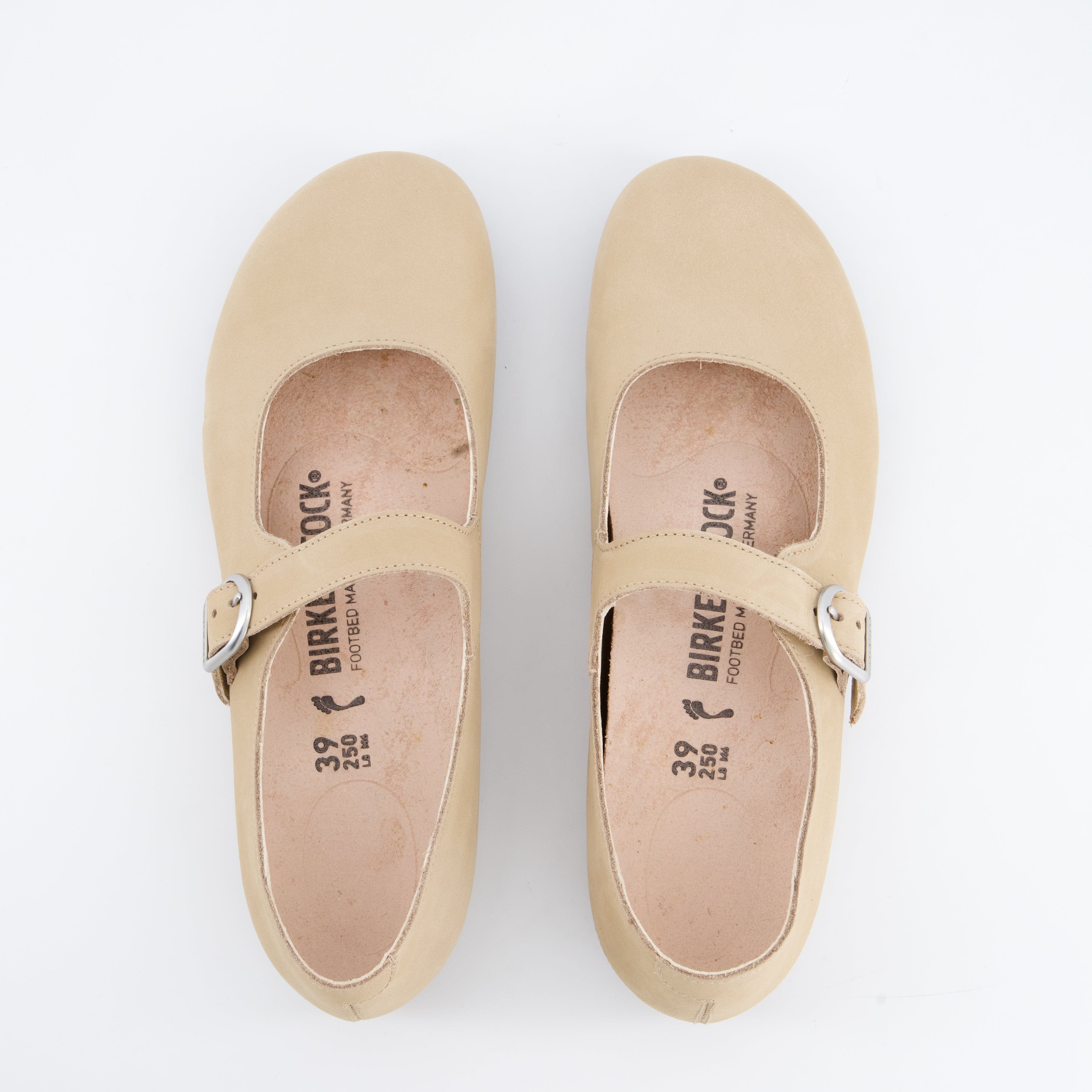 BIRKENSTOCK Damenschuhe - Ballerinas Ballerinas Santa Clarita Natural Leather