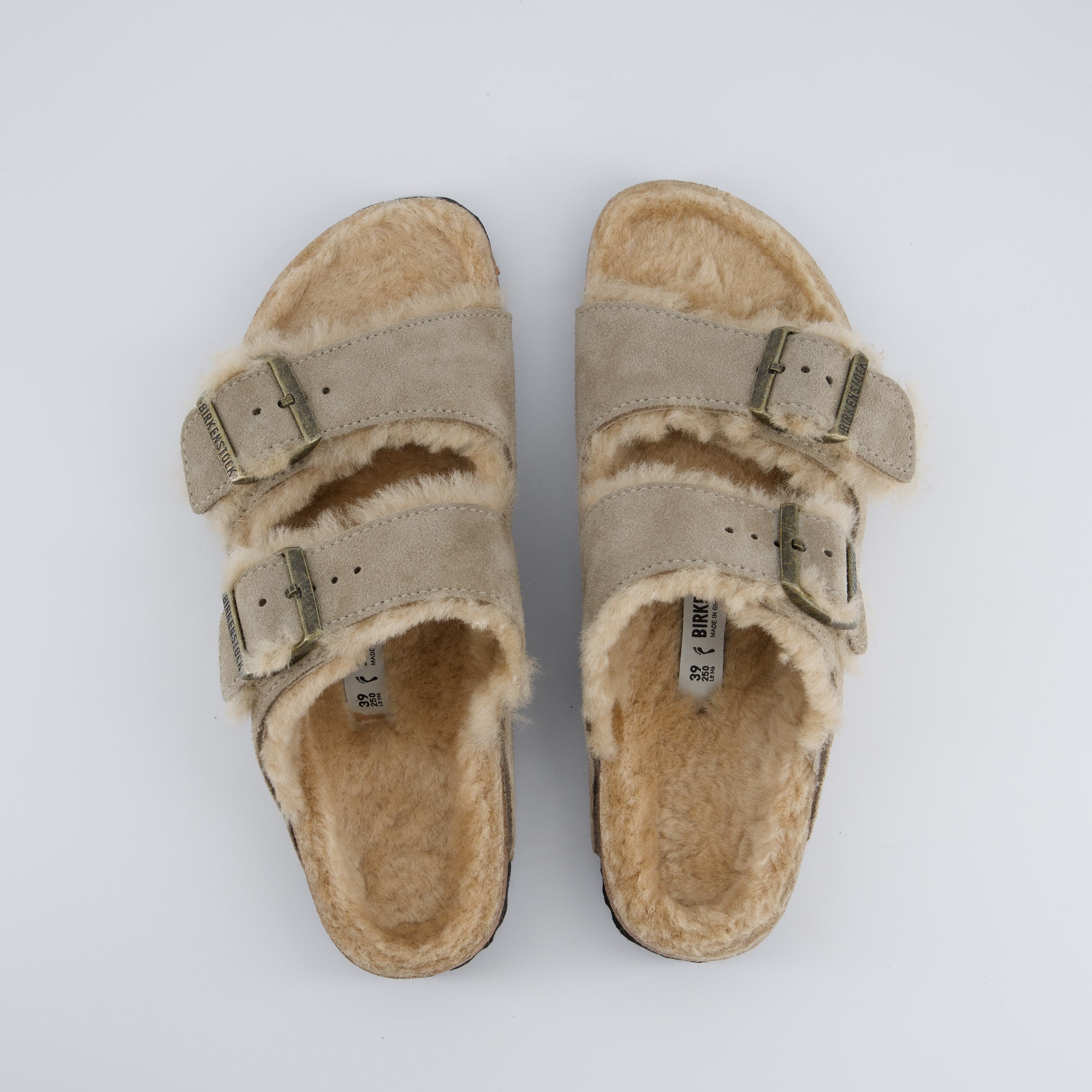 BIRKENSTOCK Damenschuhe - Hausschuhe Hausschuhe Arizona Shearling Suede Leather/Fur