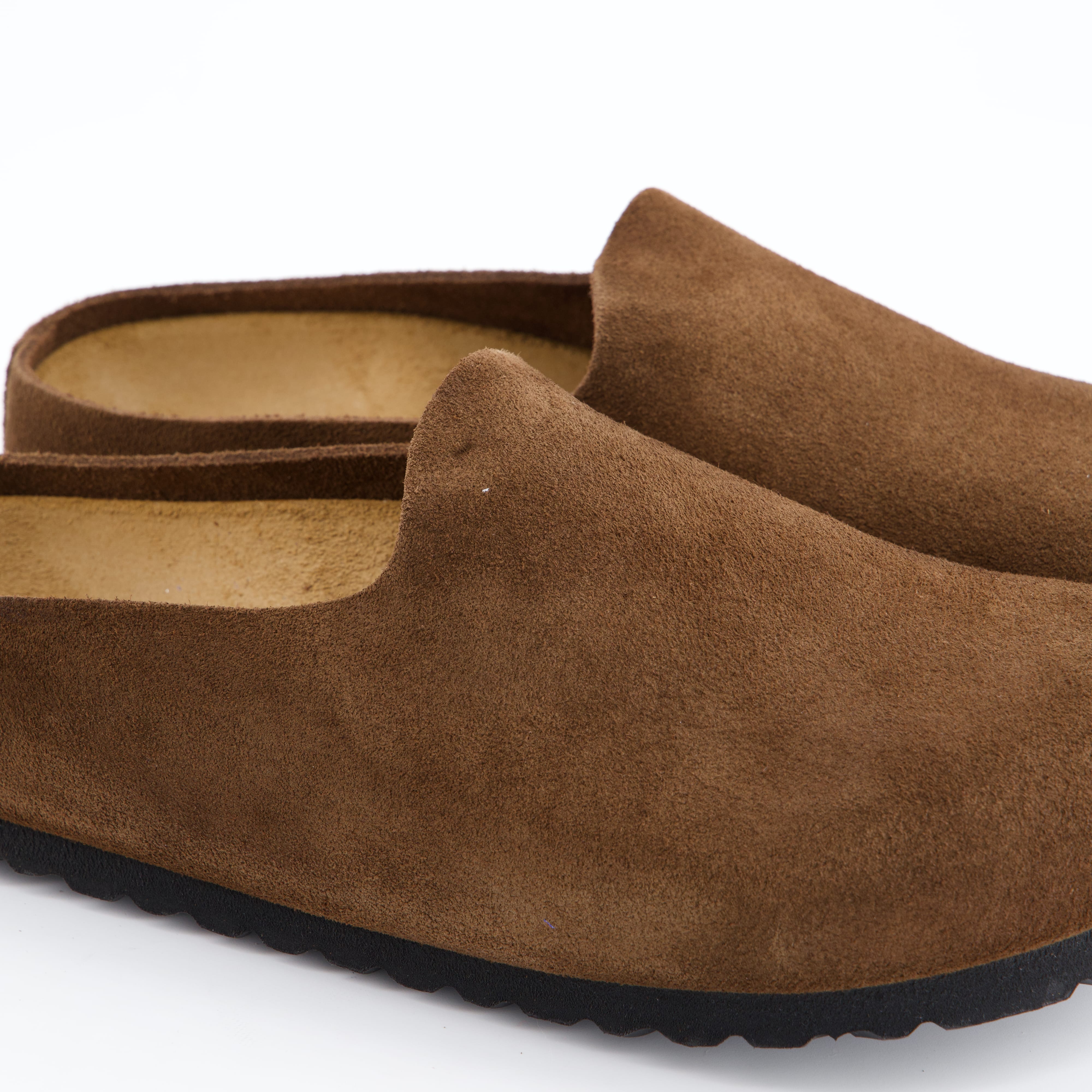 BIRKENSTOCK Damenschuhe - Pantoffel Pantoffel Amsterdam Wrapped Suede Leather Unisex