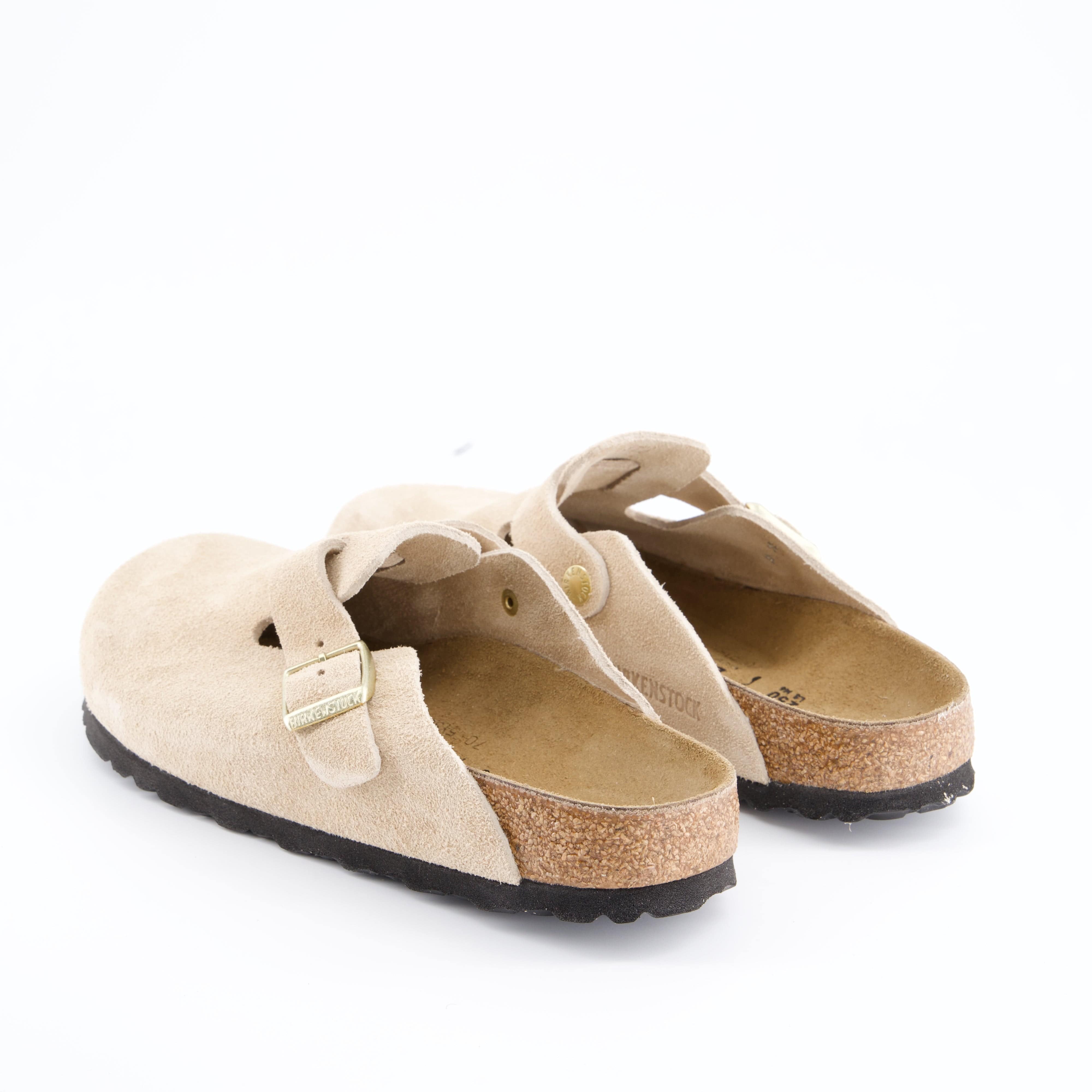 BIRKENSTOCK Damenschuhe - Pantoffel Pantoffel Boston BS Suede Leather