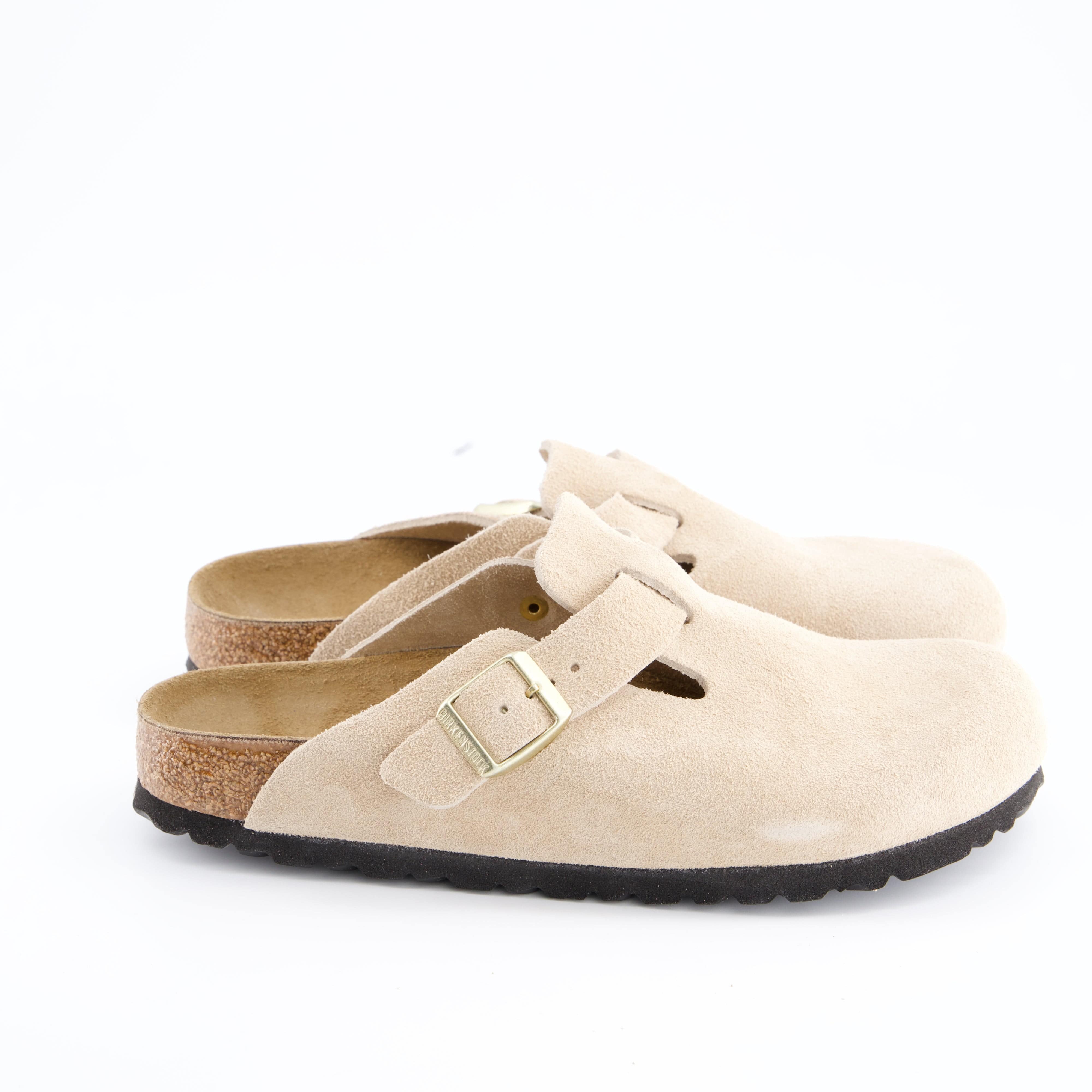 BIRKENSTOCK Damenschuhe - Pantoffel Pantoffel Boston BS Suede Leather