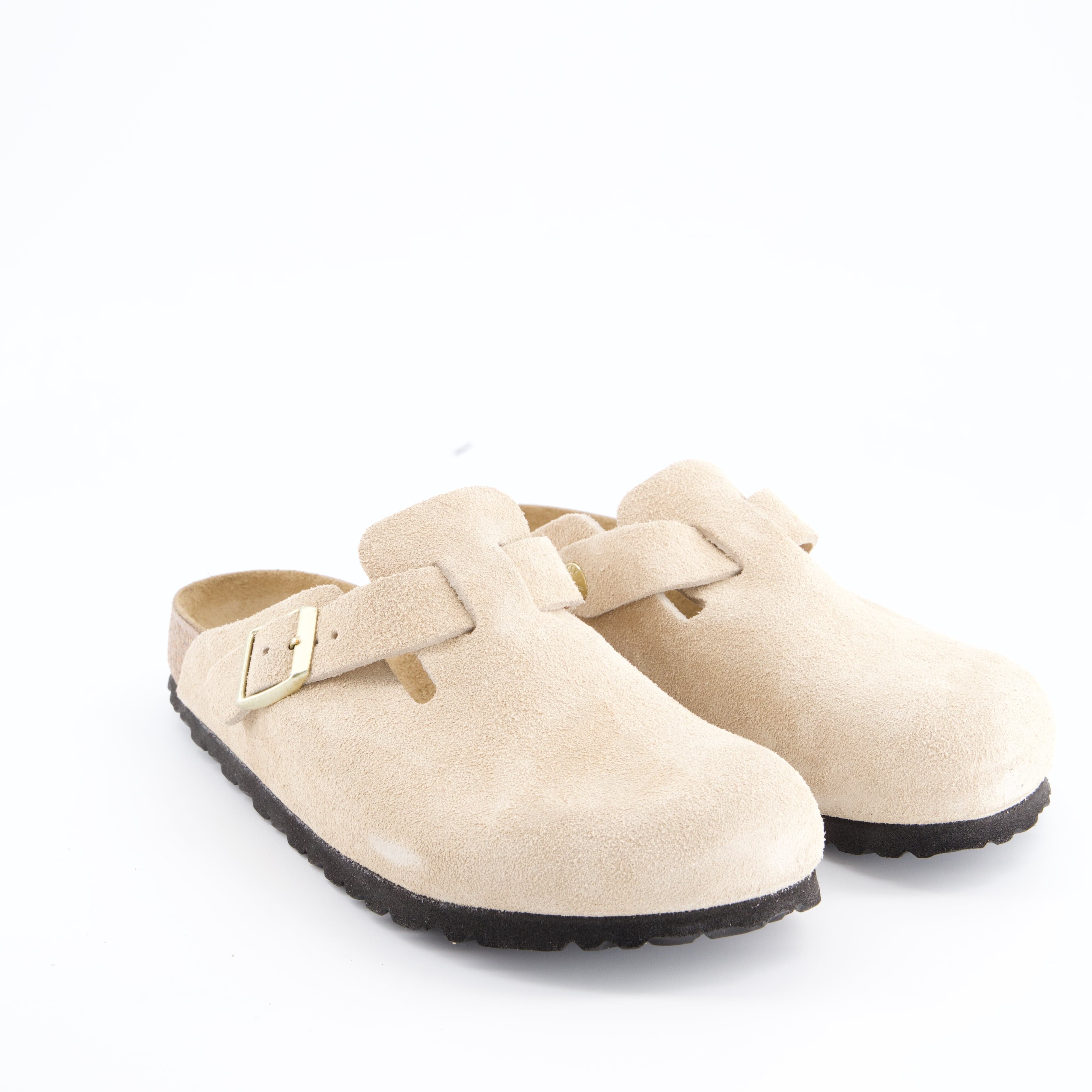 BIRKENSTOCK Damenschuhe - Pantoffel Pantoffel Boston BS Suede Leather