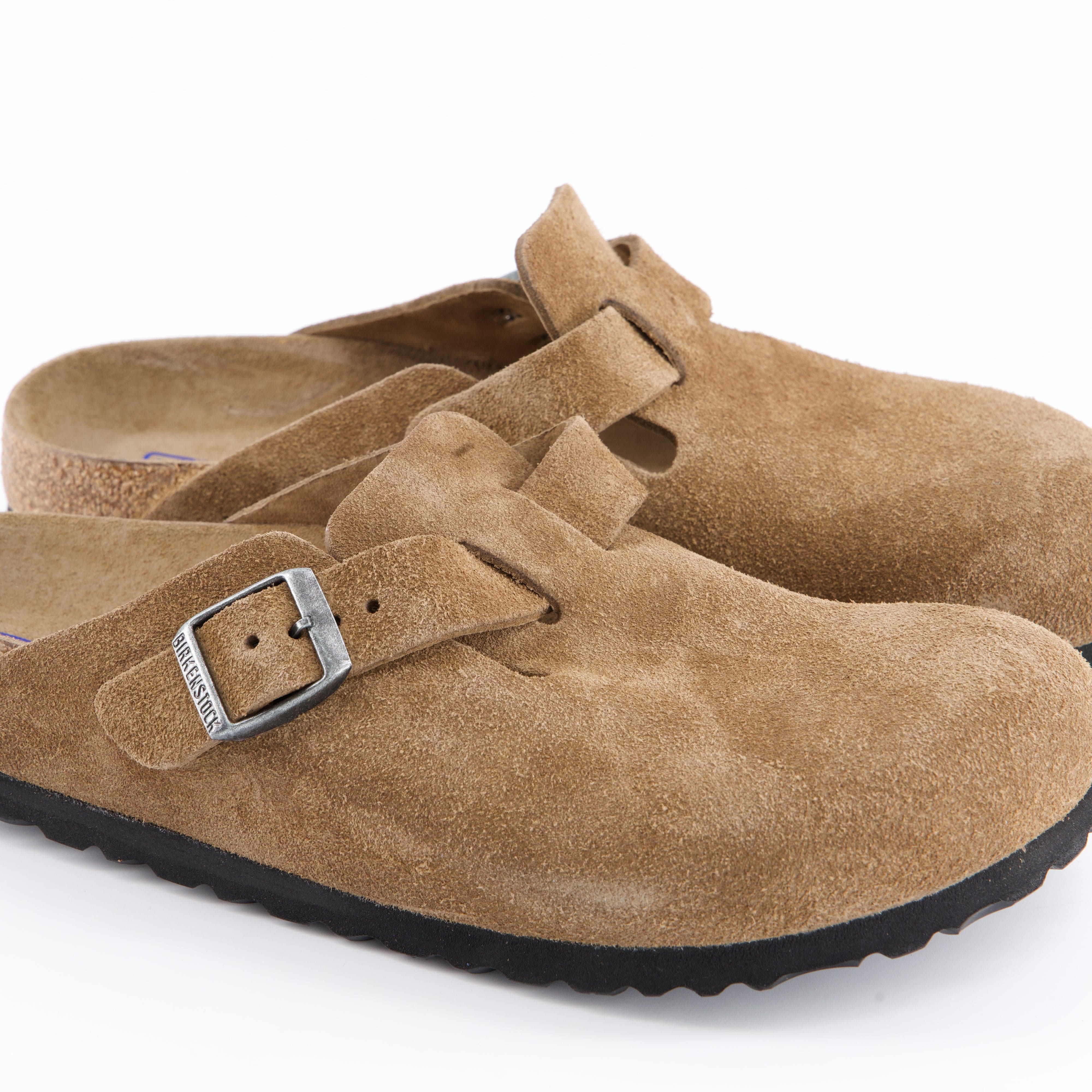 BIRKENSTOCK Damenschuhe - Pantoffel Pantoffel Boston SFB Suede