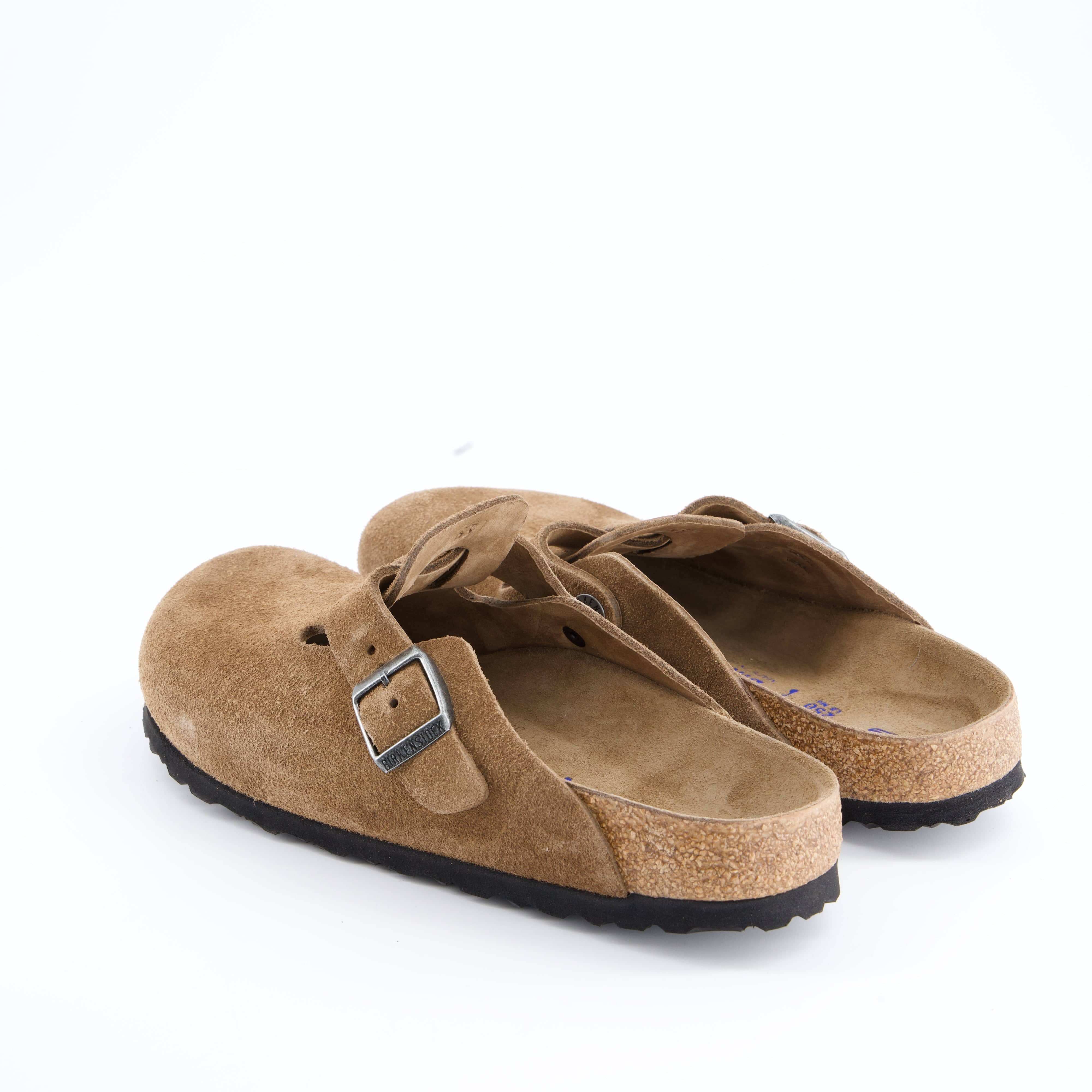 BIRKENSTOCK Damenschuhe - Pantoffel Pantoffel Boston SFB Suede