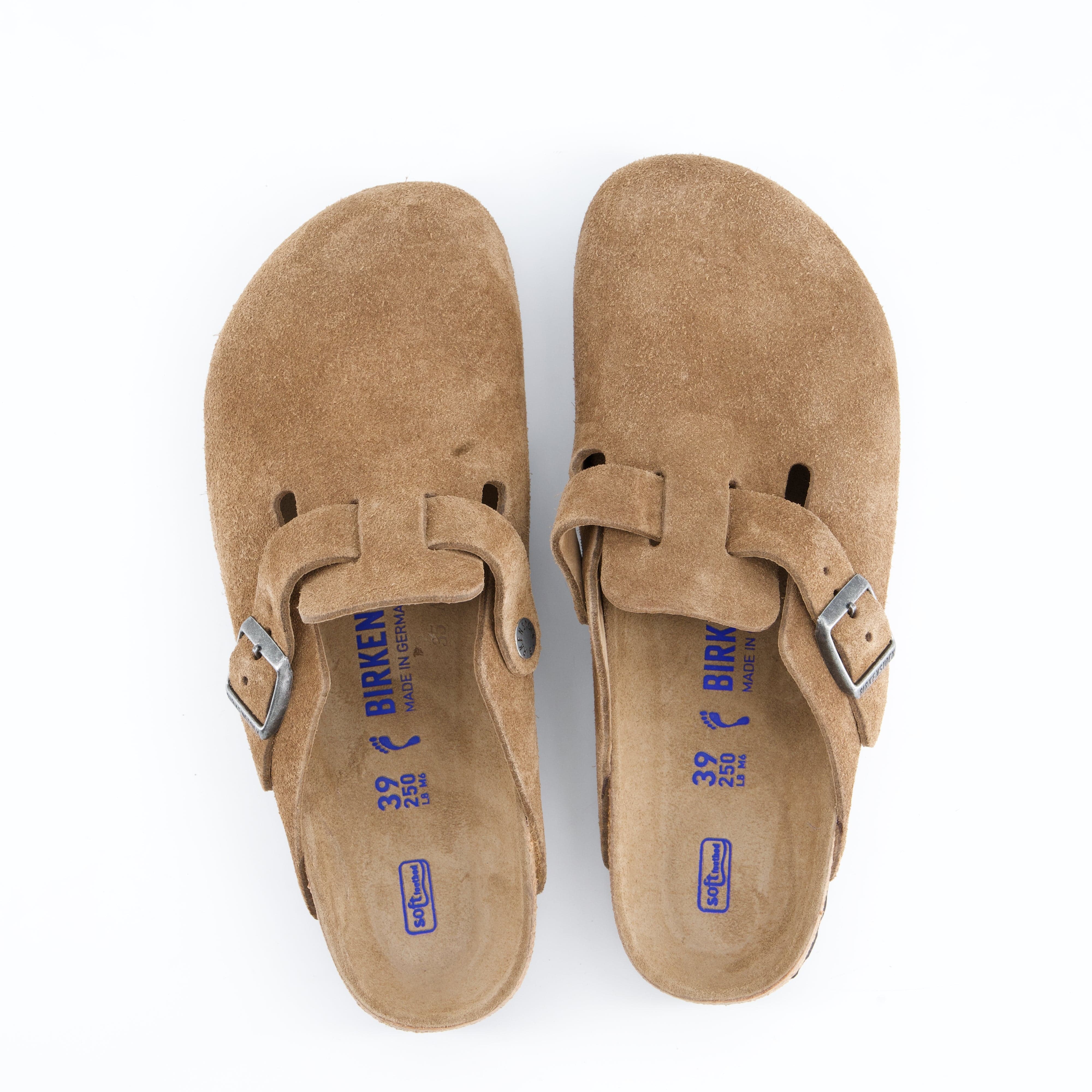 BIRKENSTOCK Damenschuhe - Pantoffel Pantoffel Boston SFB Suede