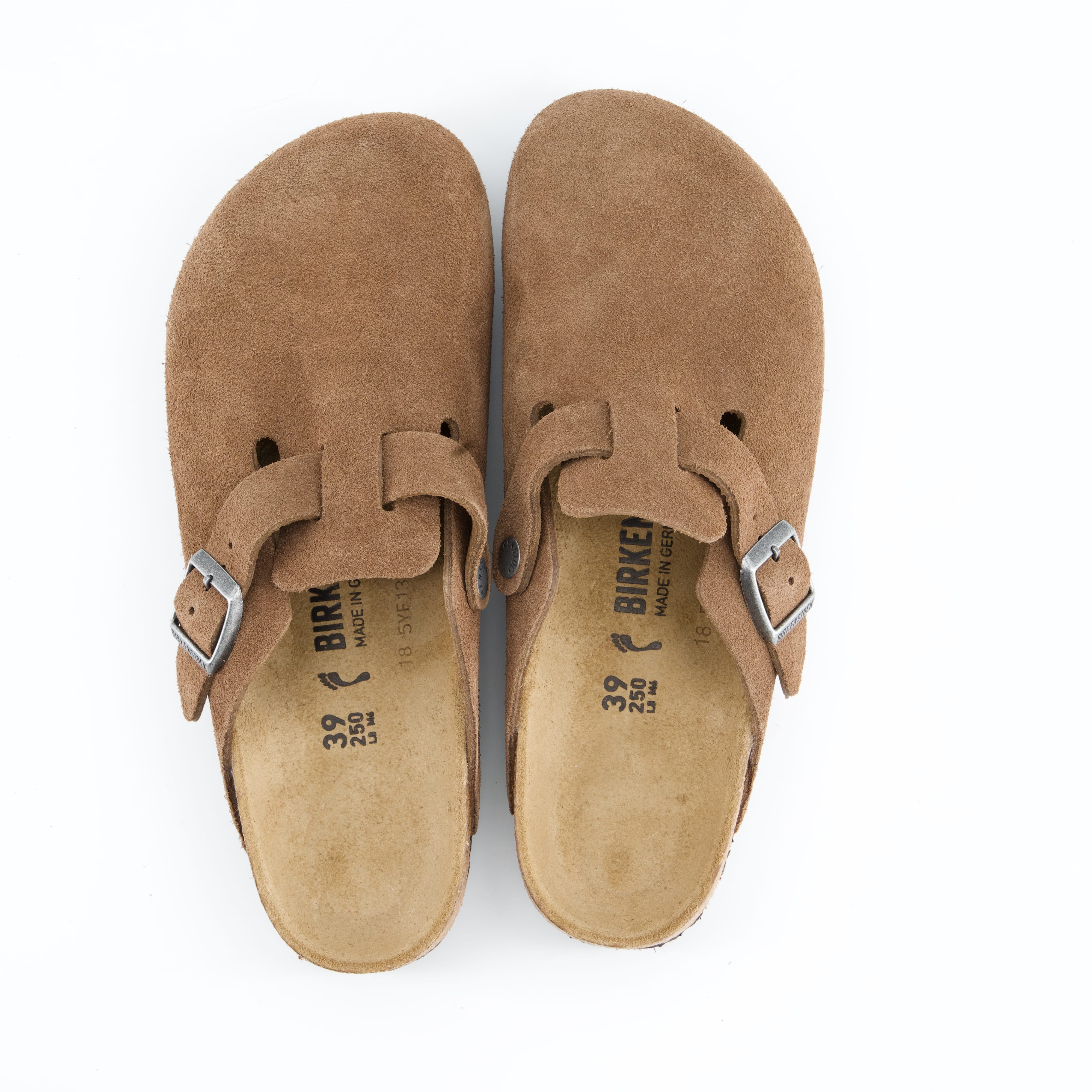 BIRKENSTOCK Damenschuhe - Pantoffel Pantoffel Boston Suede Leather Unisex