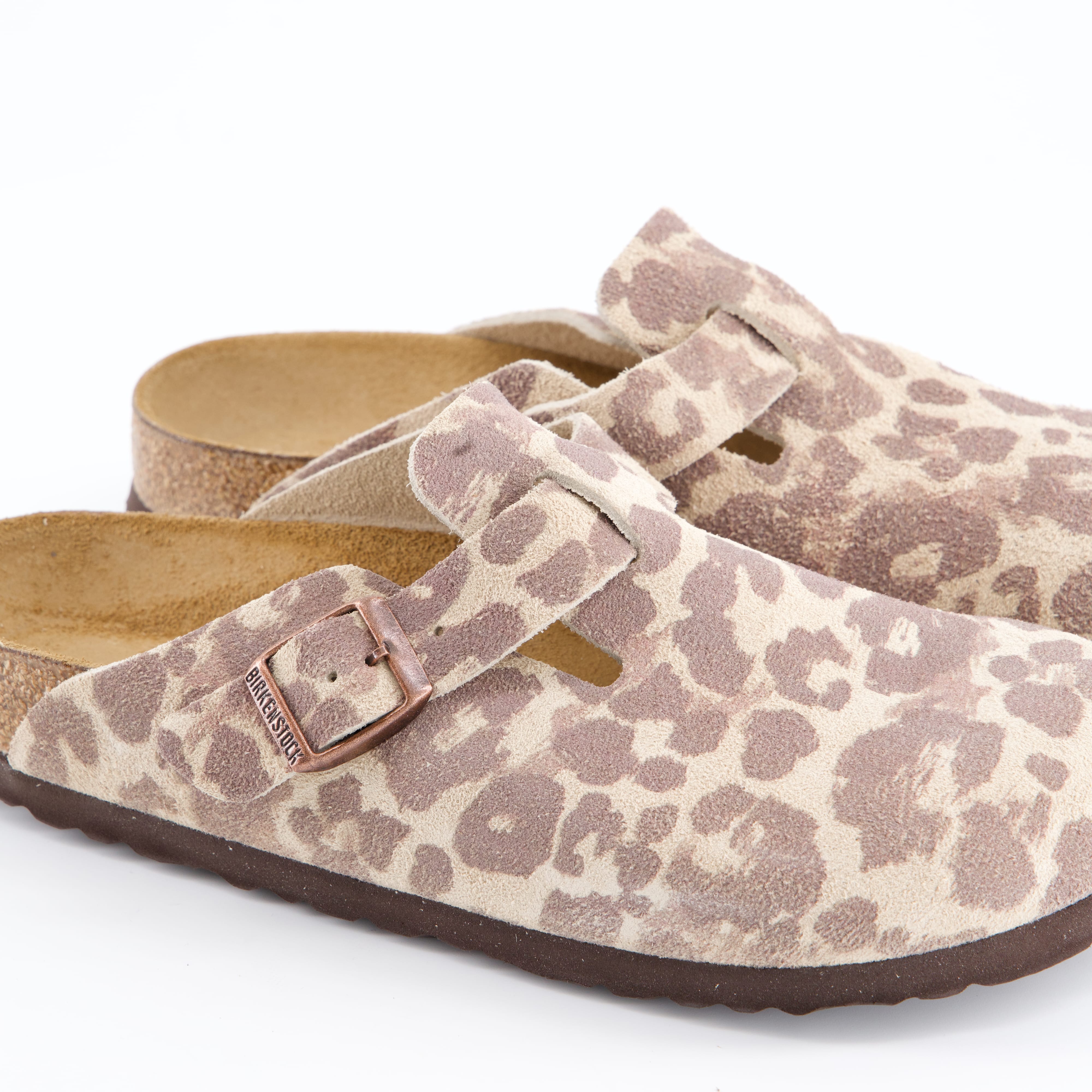 BIRKENSTOCK Damenschuhe - Pantoffel Pantoffel Boston Suede Leather Unisex