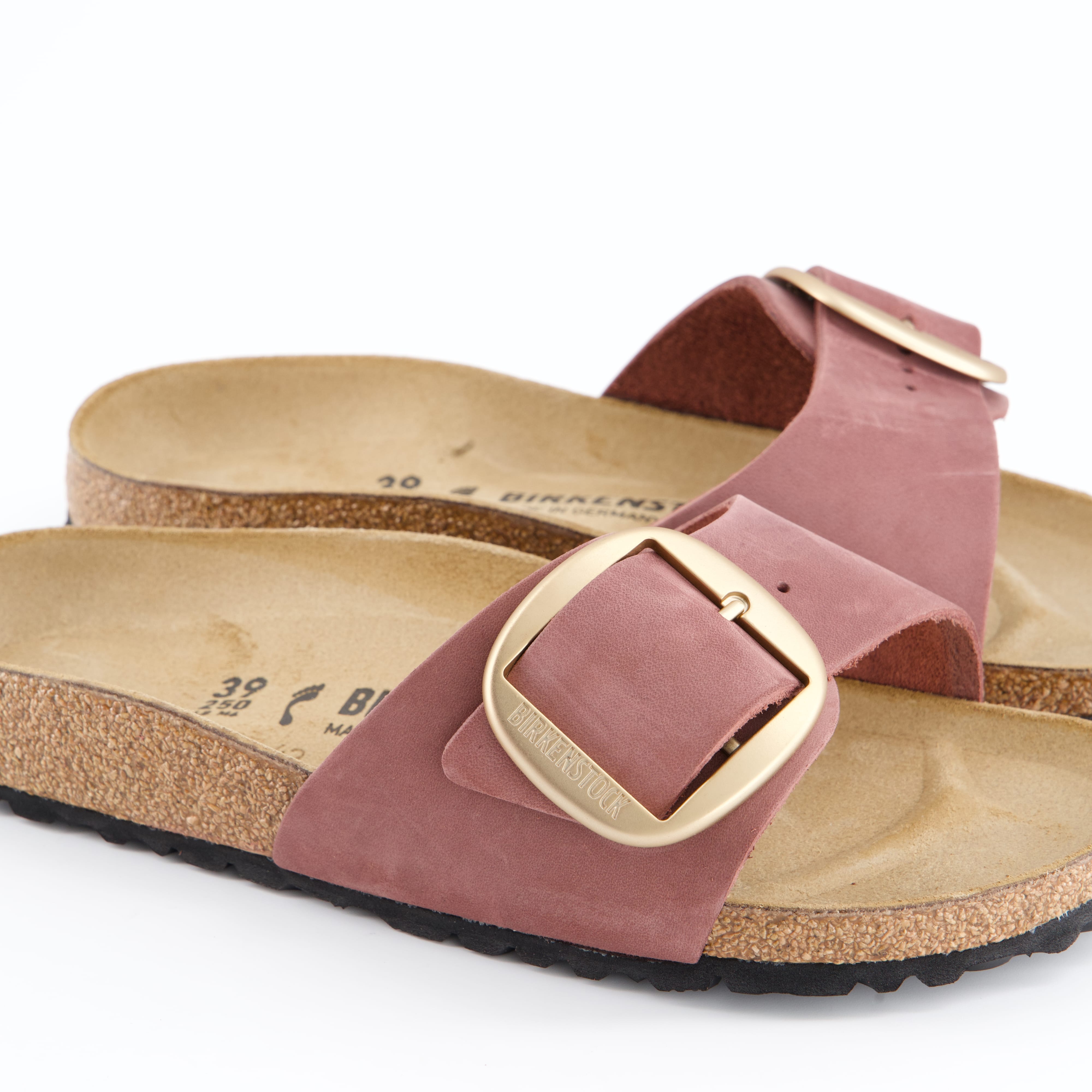 BIRKENSTOCK Damenschuhe - Pantoffel Pantoffel Madrid Big Buckle Nubuck Leather Women