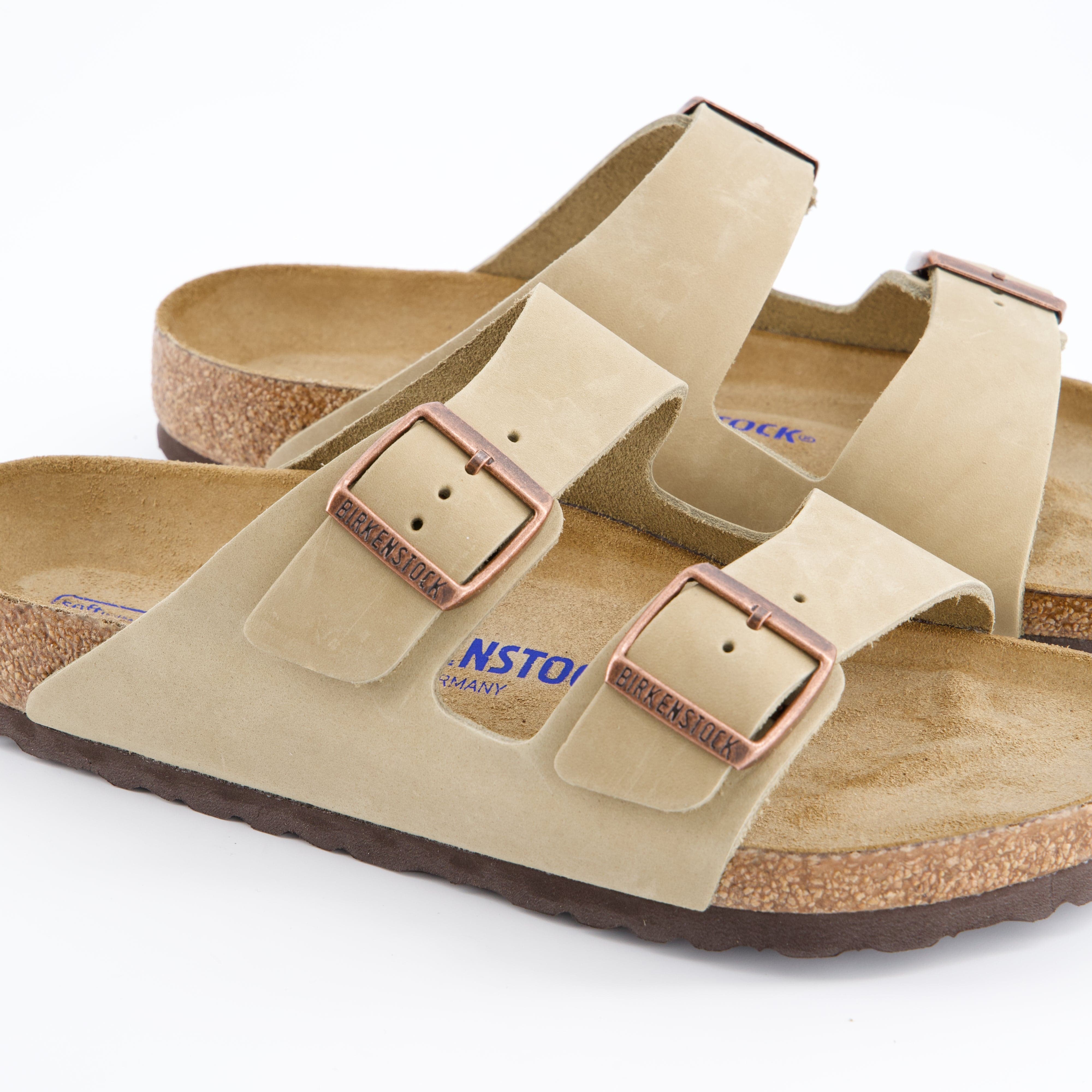 BIRKENSTOCK Herrenschuh - Pantoffel Pantoffel Arizona Soft Footbed Natural Leather Oil