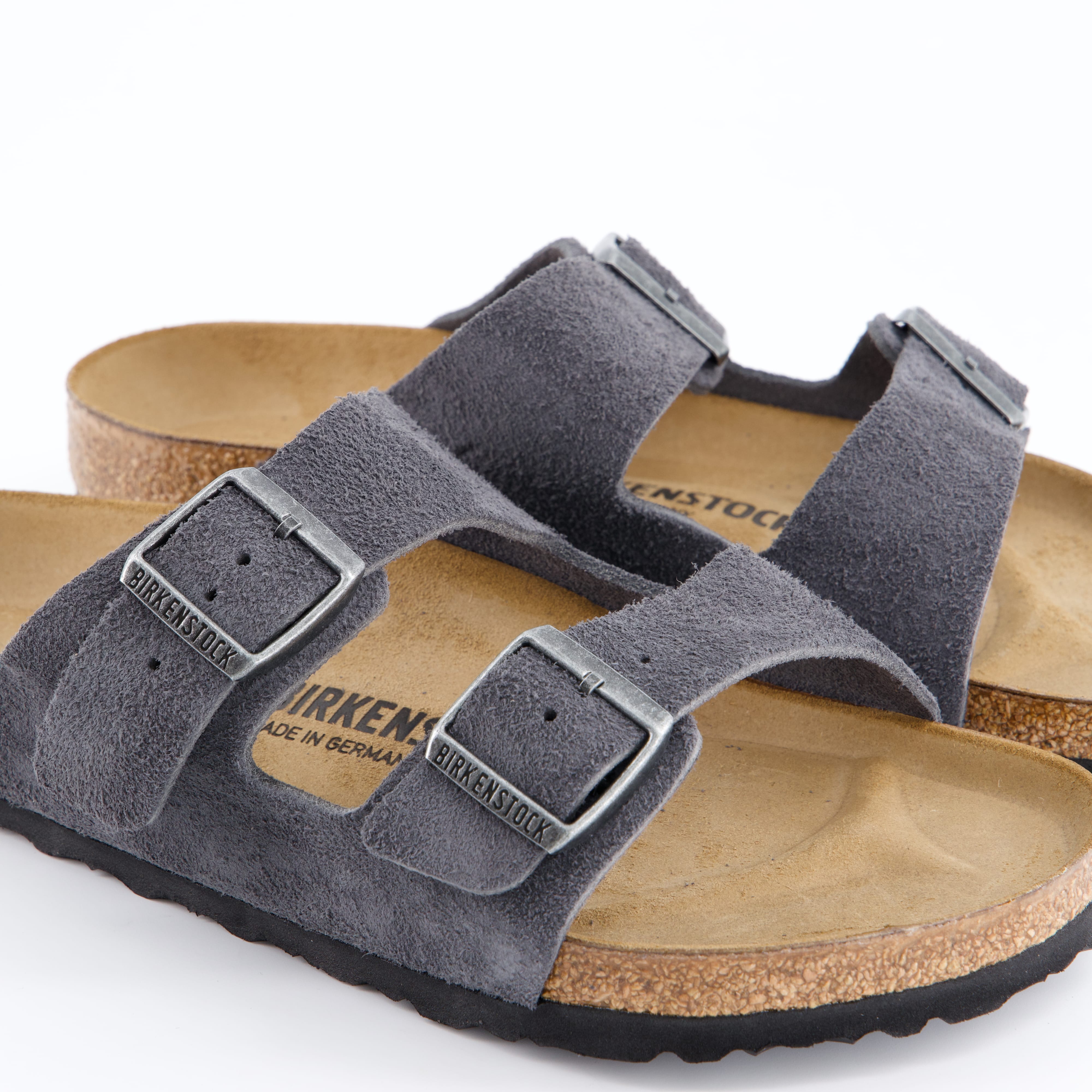 BIRKENSTOCK Herrenschuh - Pantoffel Pantoffel Arizona Suede Leather
