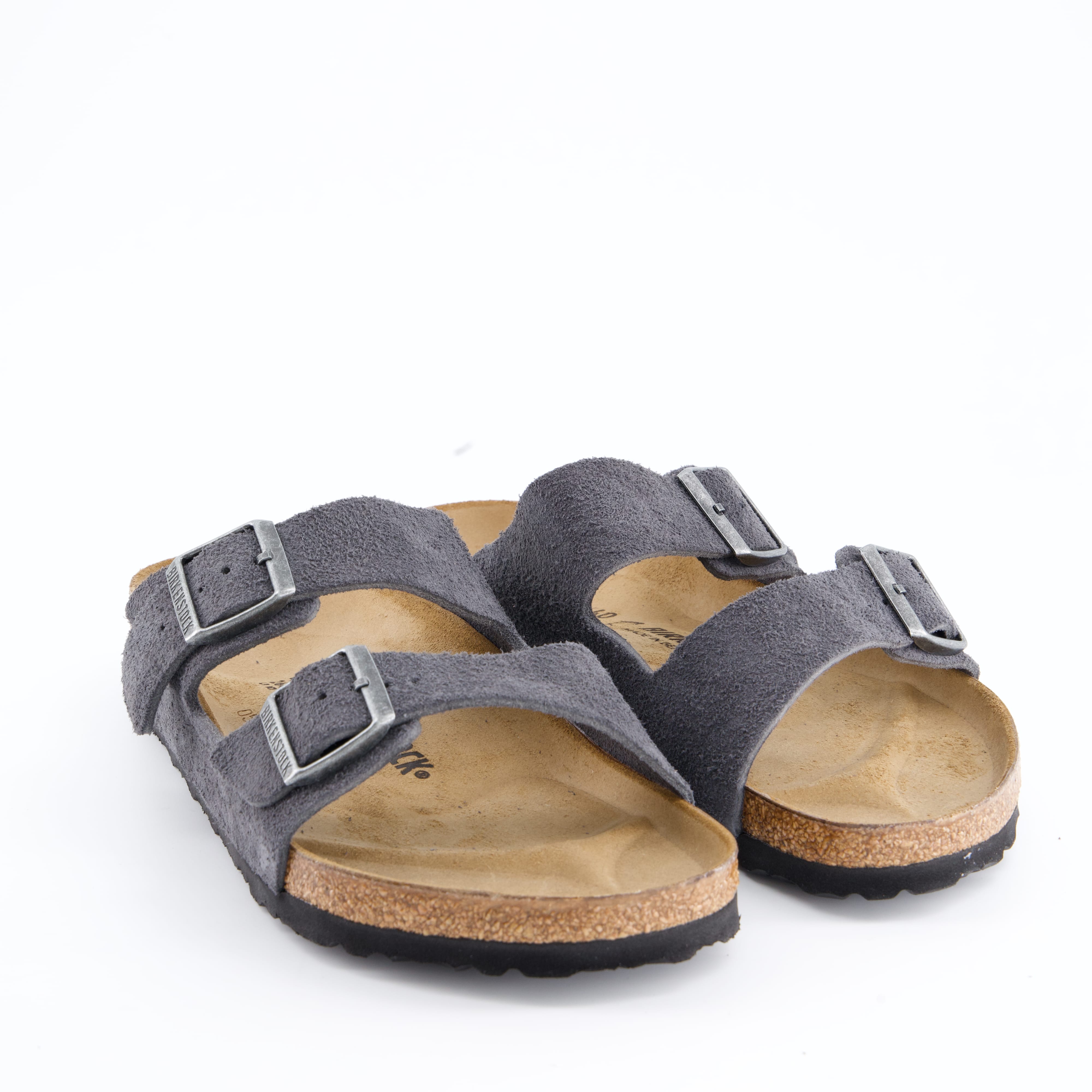 BIRKENSTOCK Herrenschuh - Pantoffel Pantoffel Arizona Suede Leather