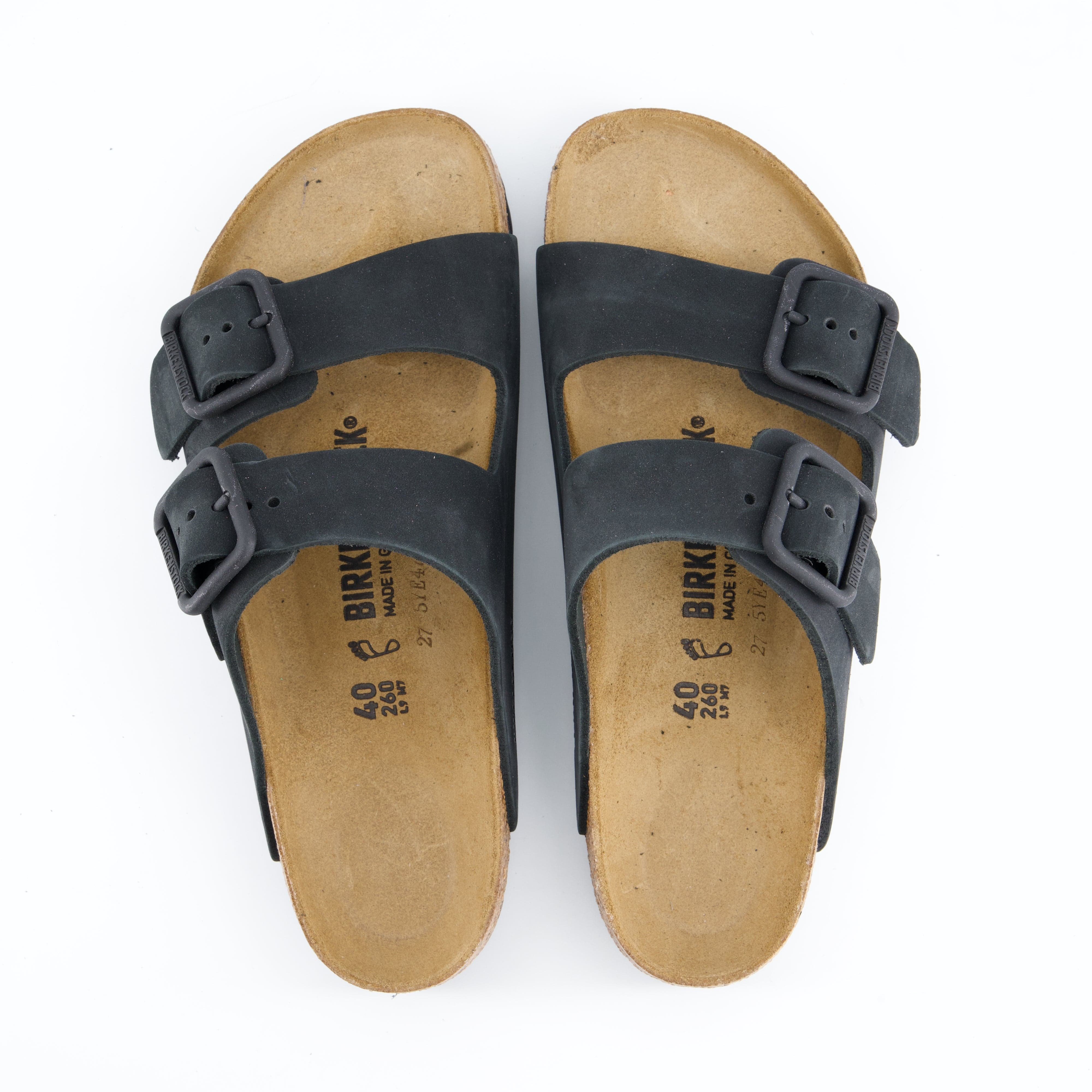BIRKENSTOCK Herrenschuh - Pantoffel Pantoffel Arizona WB Nubuk Leather