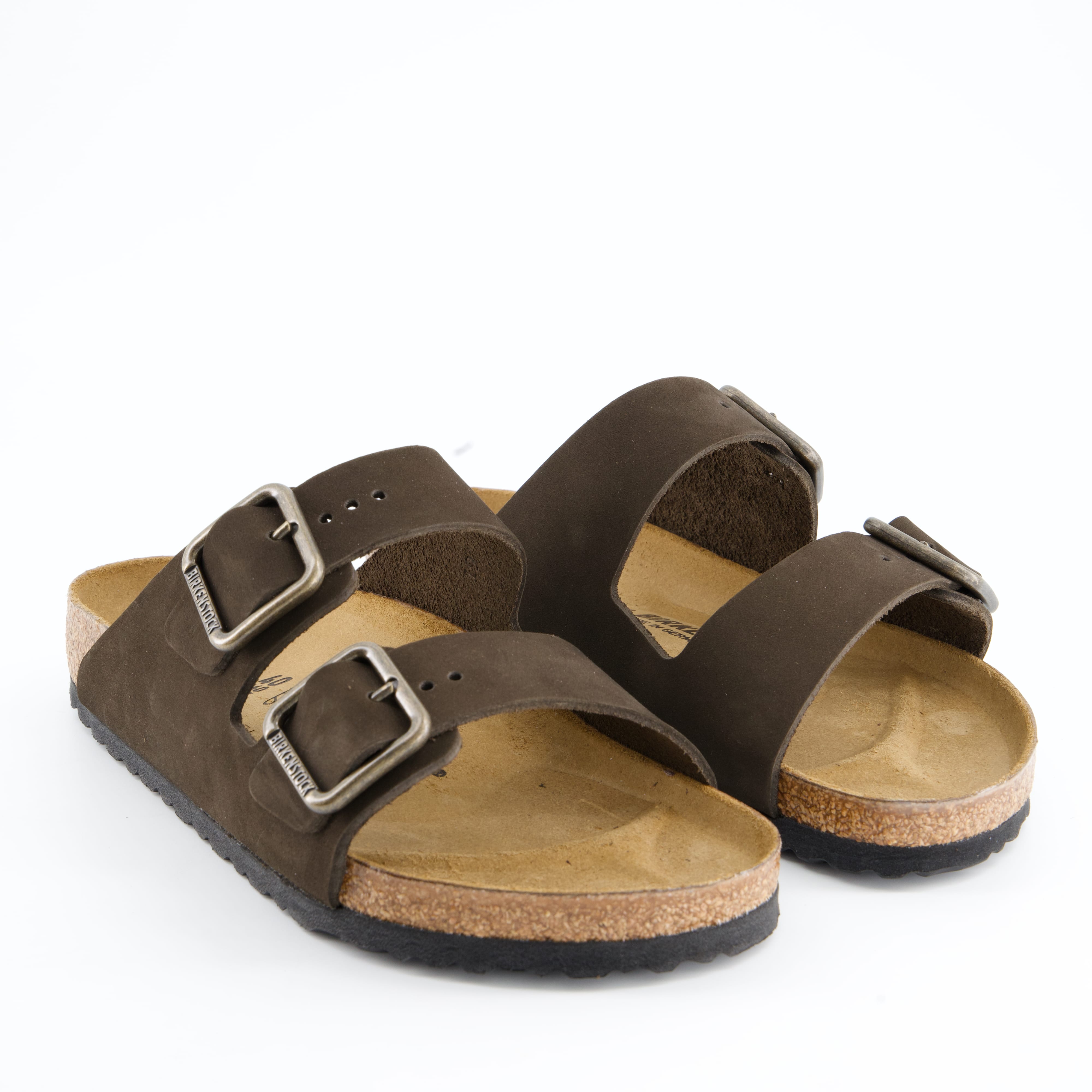 BIRKENSTOCK Herrenschuh - Pantoffel Pantoffel Arizona Wire Buckle Nubuck Leather Unise