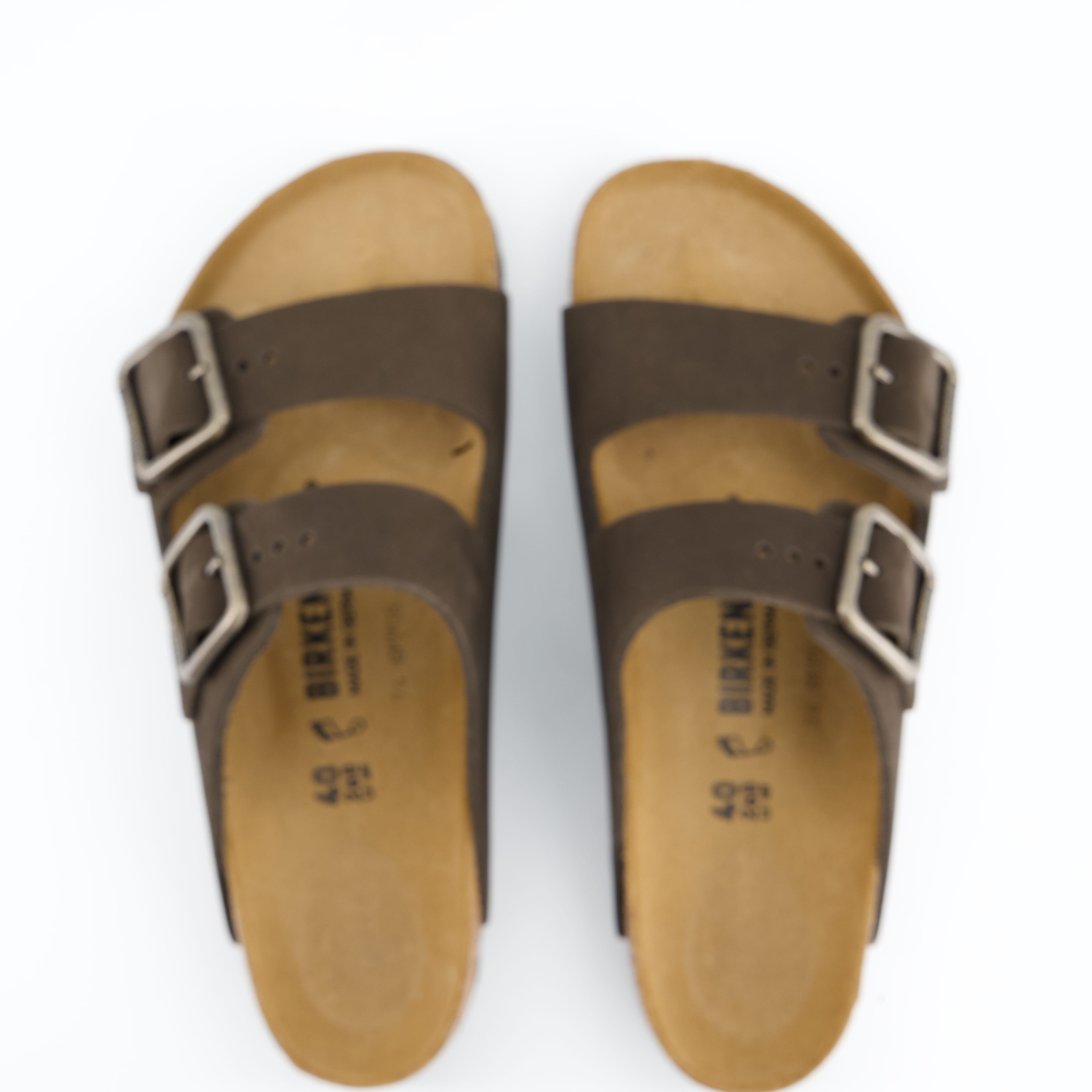 BIRKENSTOCK Herrenschuh - Pantoffel Pantoffel Arizona Wire Buckle Nubuck Leather Unise