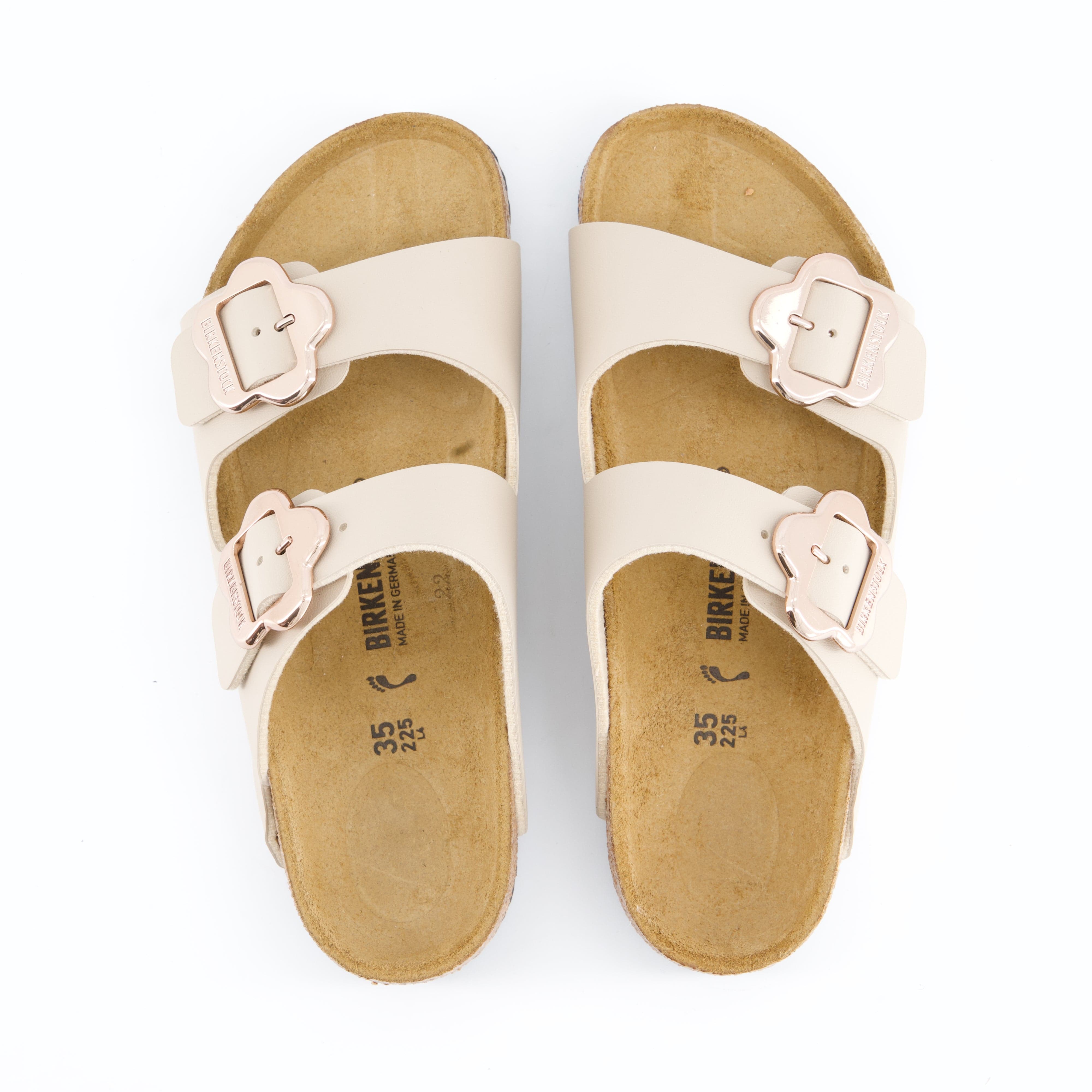 BIRKENSTOCK Mädchenschuhe - Hausschuh Hausschuh Arizona Flower Buckle Kids Birko-Flor