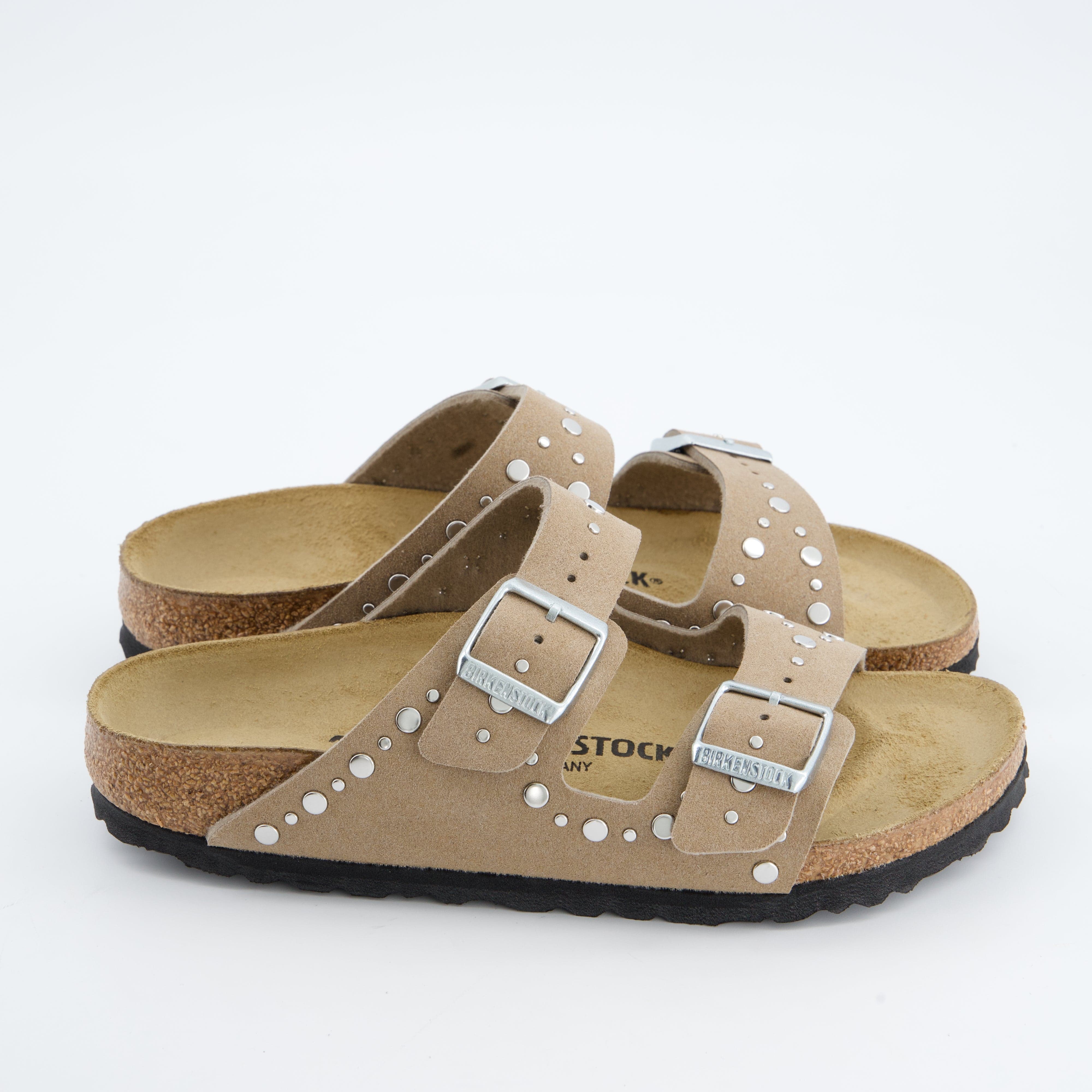 BIRKENSTOCK Mädchenschuhe - Pantoffel Pantoffel Arizona Rivet Border Kids Synthetik