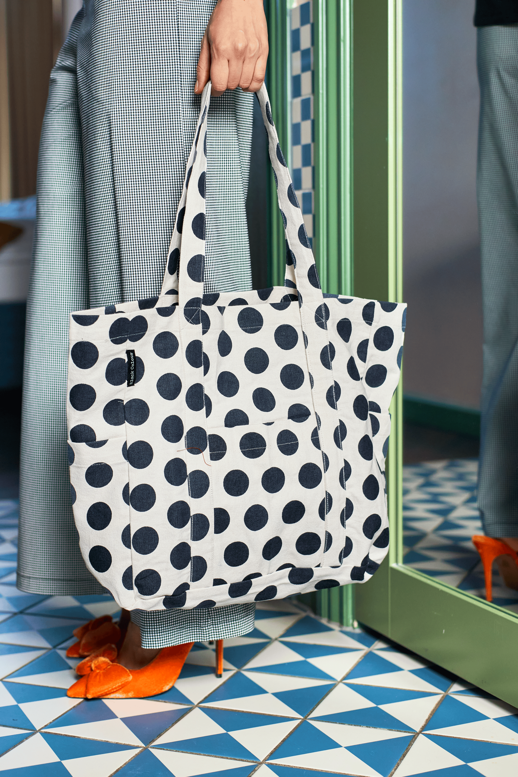 Black Colour Damenschuhe - Tasche Stk. Tasche BCNELLA canvas bag