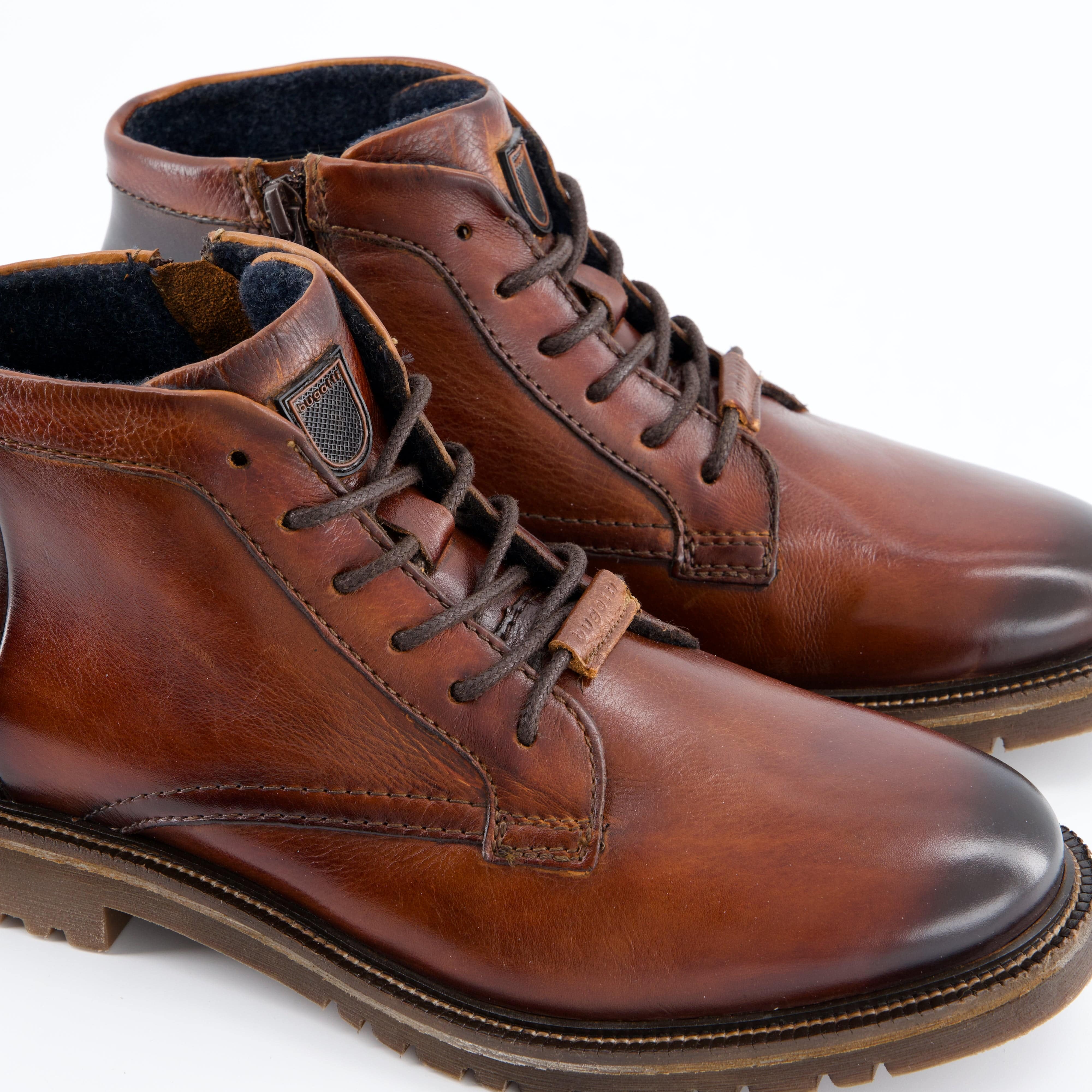 BUGATTI shoes man Herrenschuh - Schnürboot Schnürboot Seve