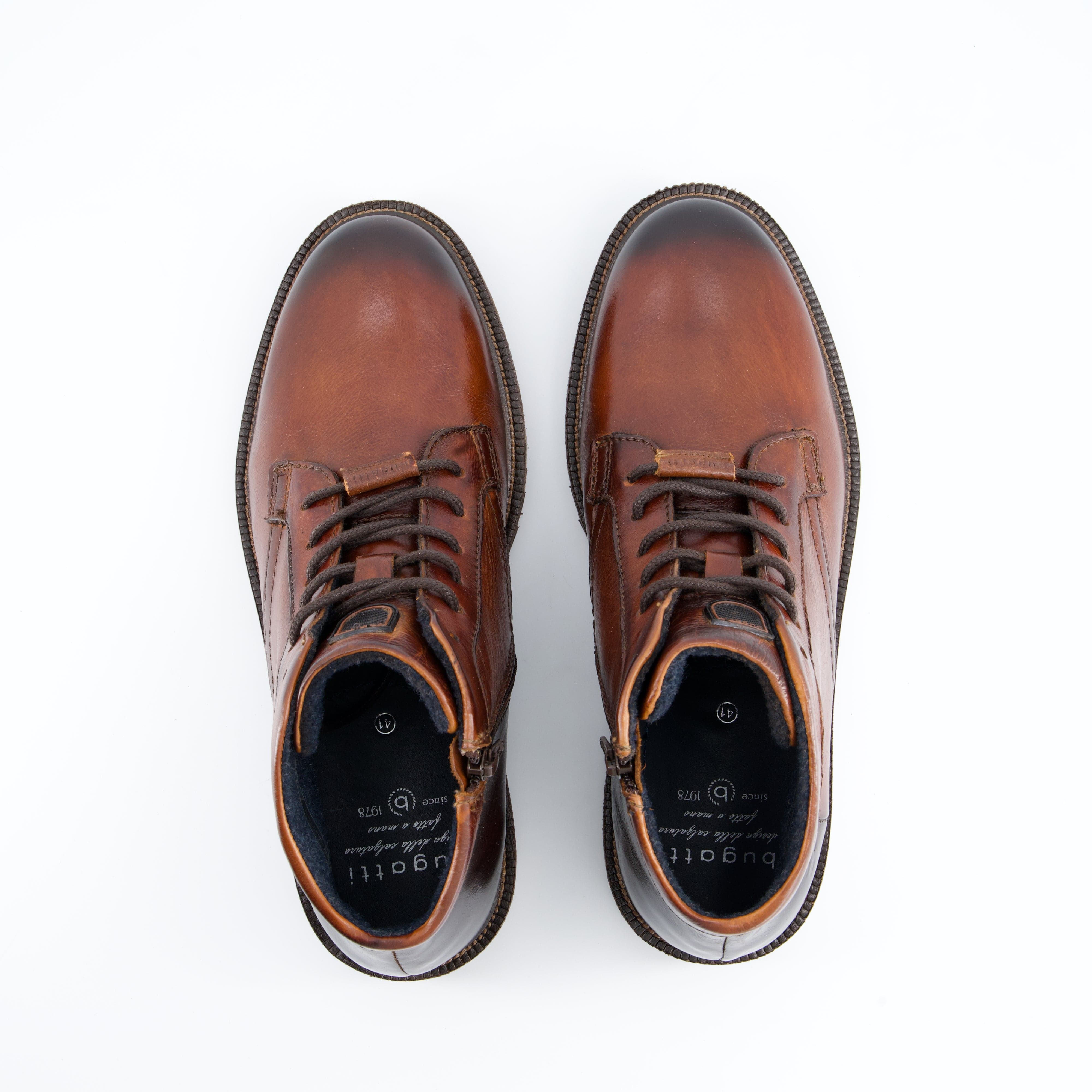BUGATTI shoes man Herrenschuh - Schnürboot Schnürboot Seve
