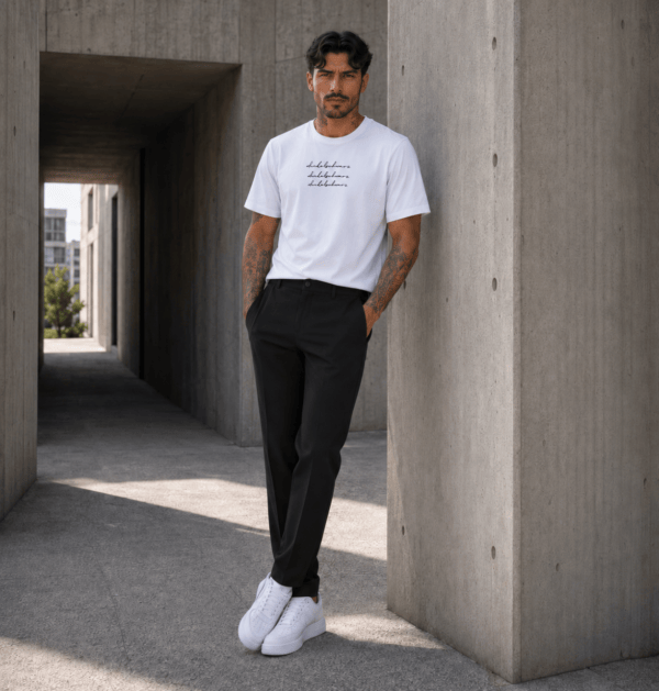 DUNKELSCHWARZ Bekleidung Herren - Oberteil DUNKELSCHWARZ T-Shirt