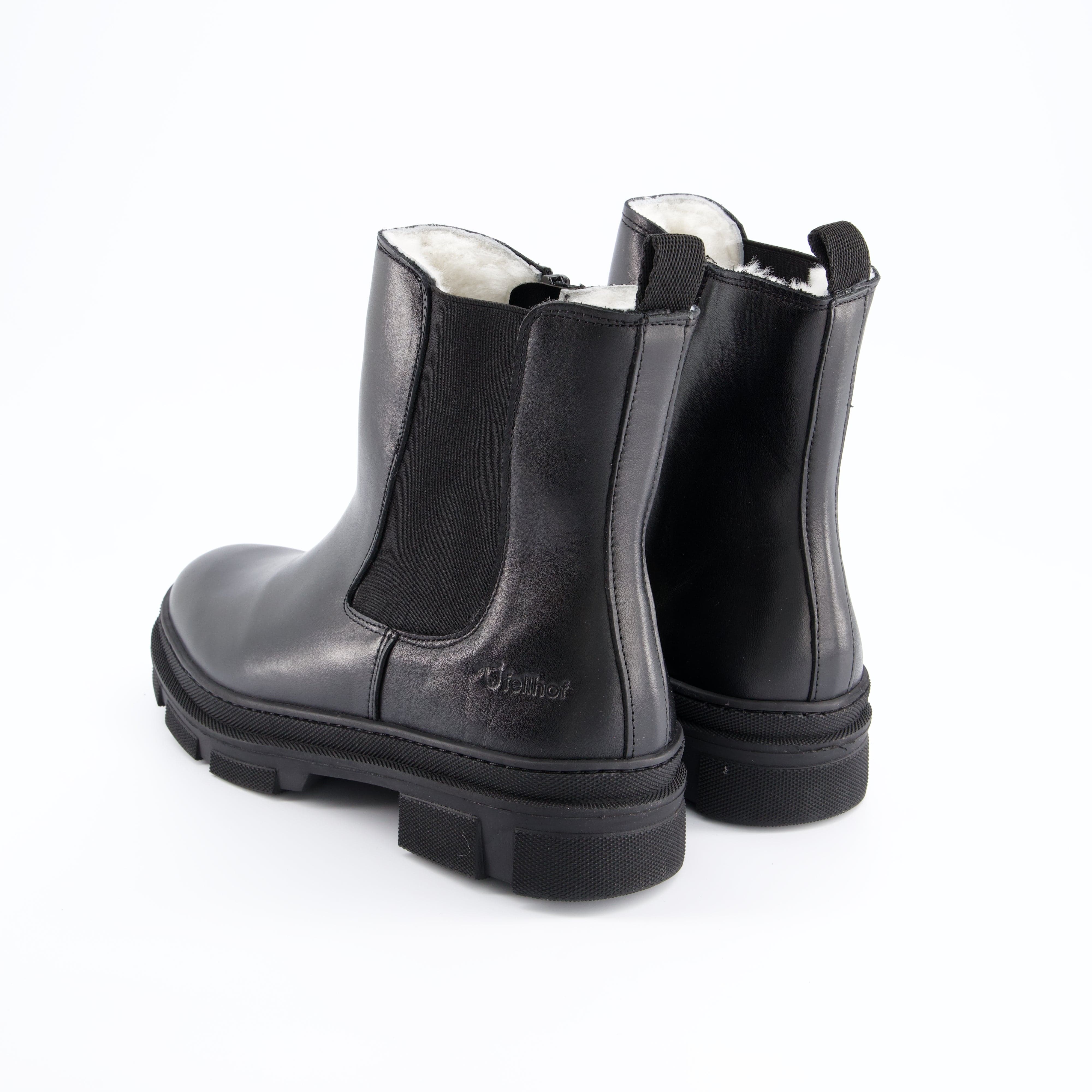 FELLHOF Damenschuhe - Winterstiefel, Winterstiefel Chelsea Boots Queens