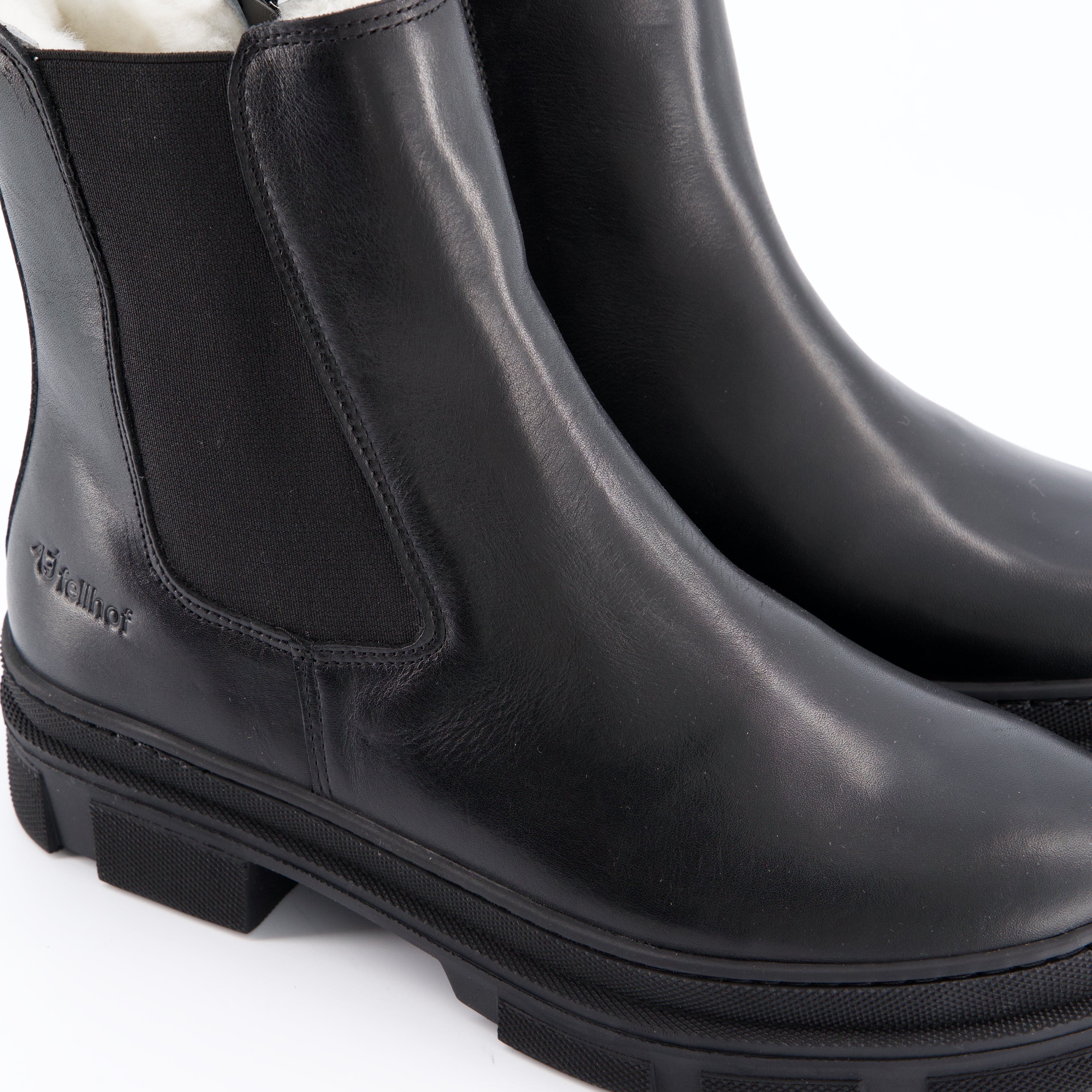 FELLHOF Damenschuhe - Winterstiefel, Winterstiefel Chelsea Boots Queens